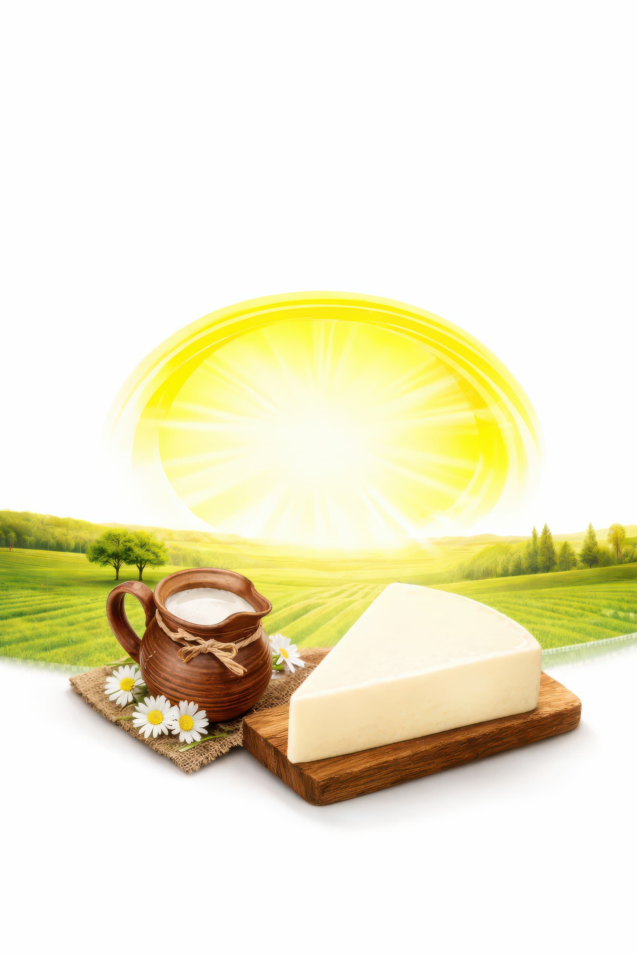 Golden Harvest Dairy – Sun-Drenched Cheese & Cream Asset