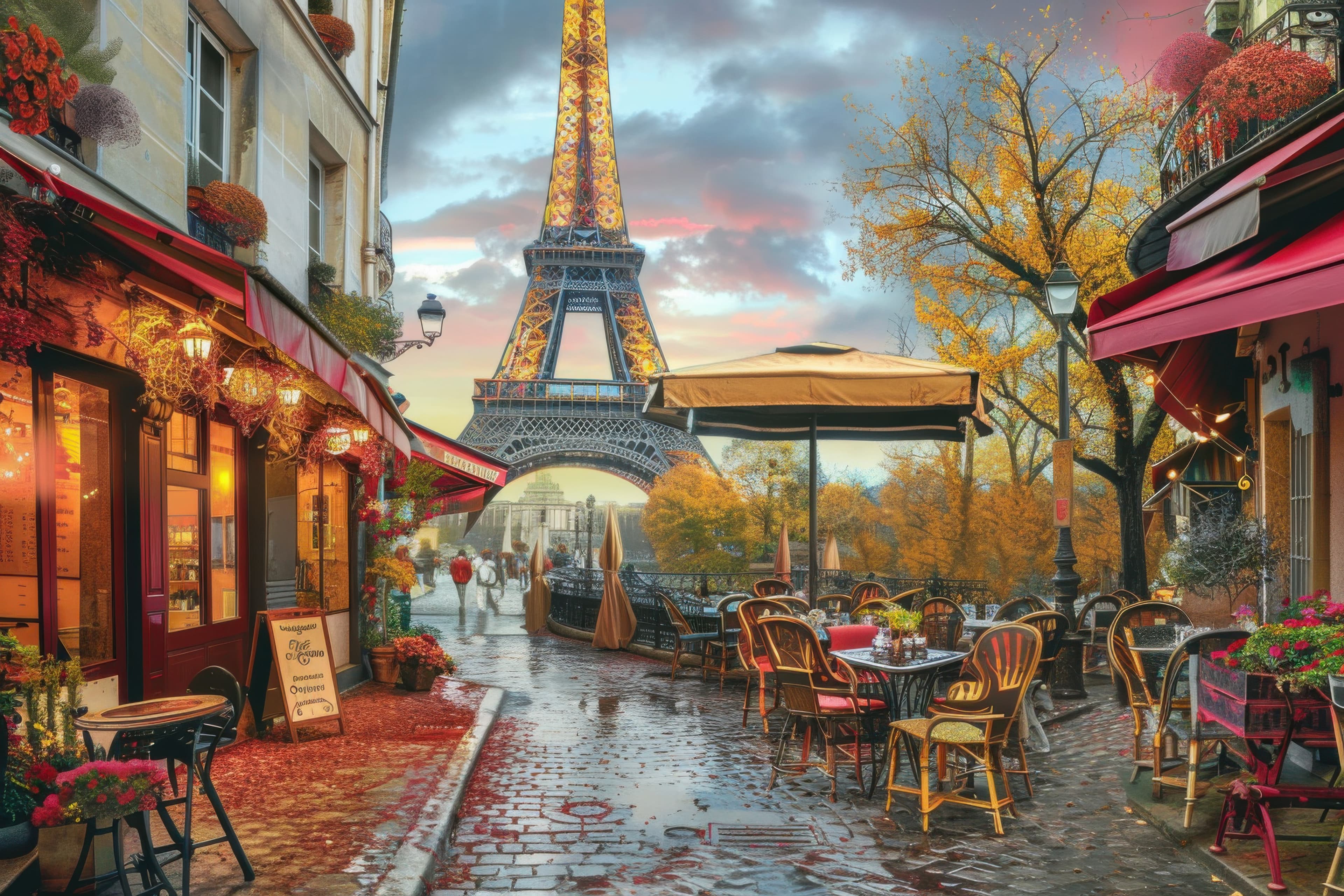 Cinematic Urban Landscape at Dusk (960)