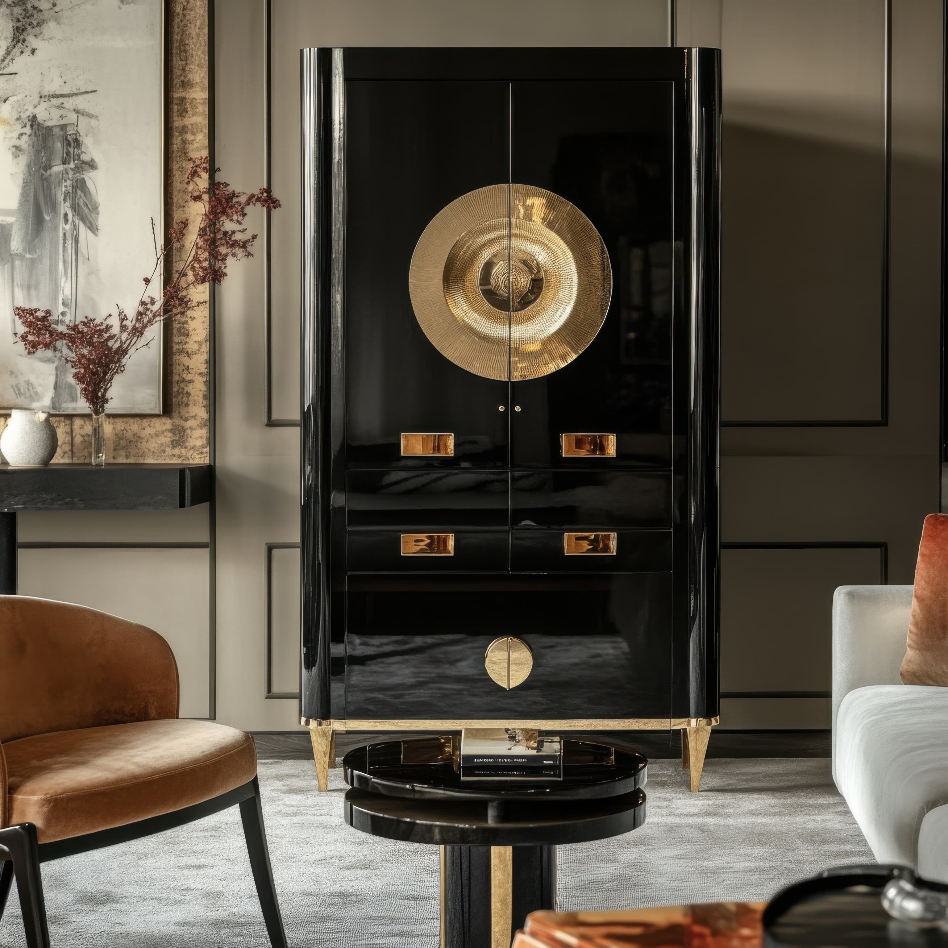 Serene Mountain Landscape with Misty Fog (1607)