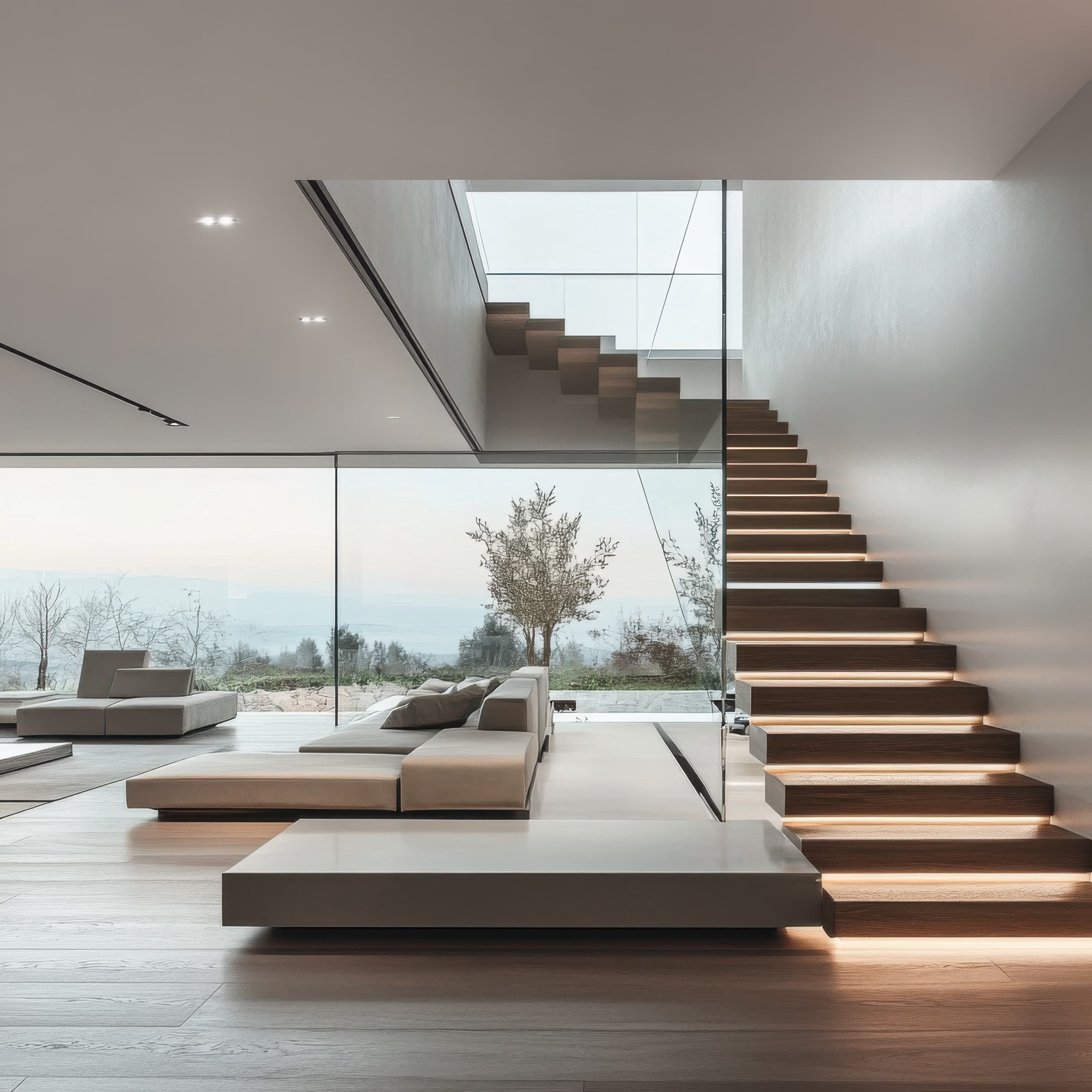 Serene Mountain Landscape with Misty Fog (1615)