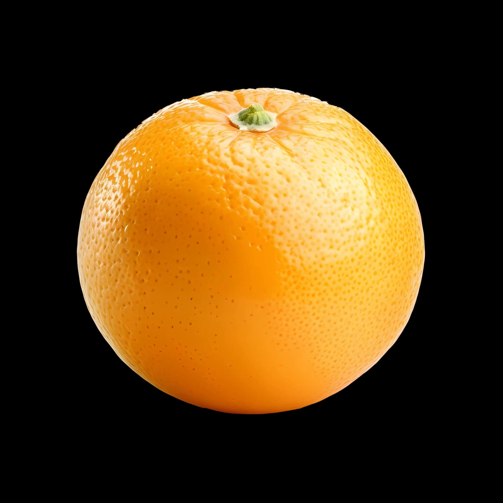 Fresh Orange Fruit Slice - Isolated PSD File