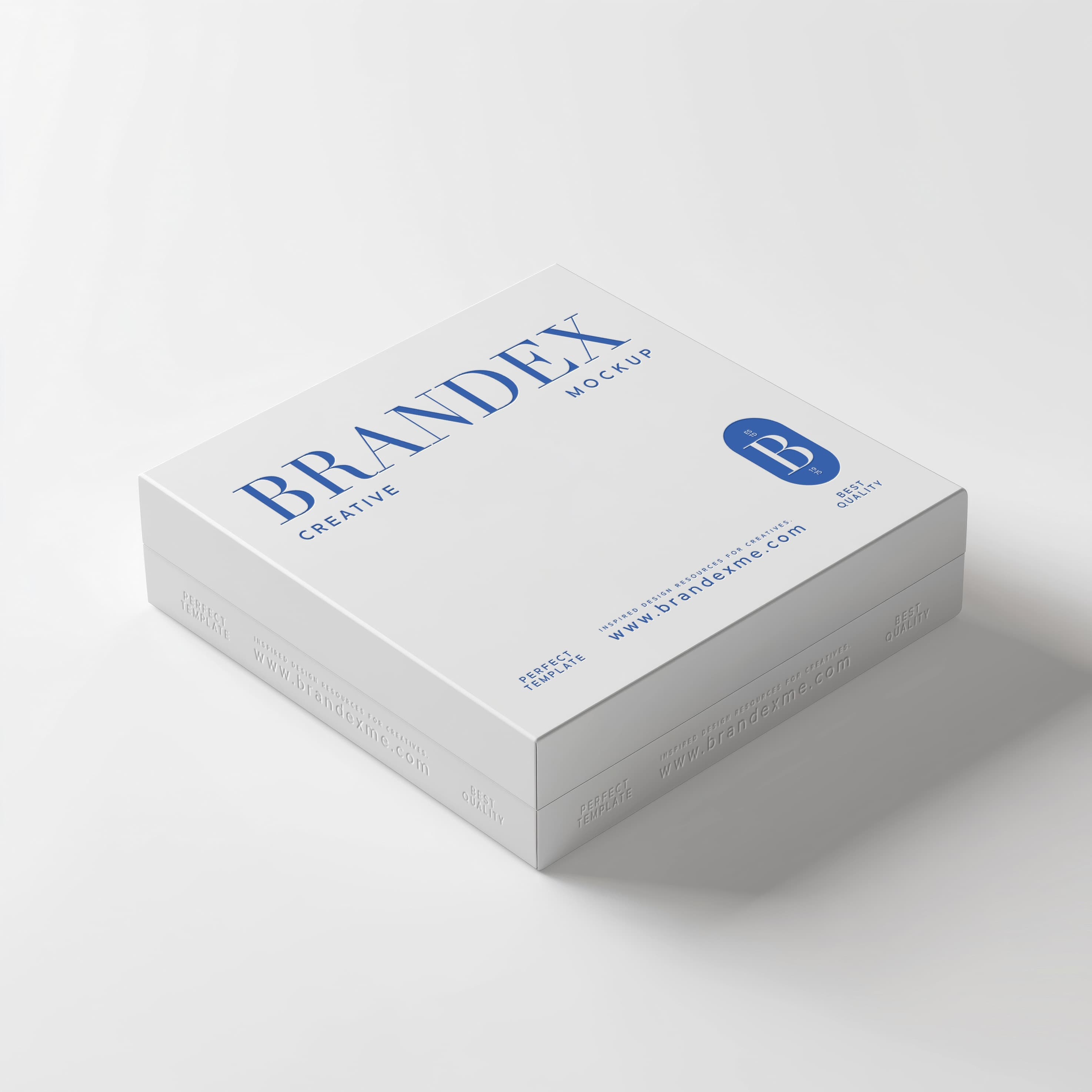 Minimalist white mockup