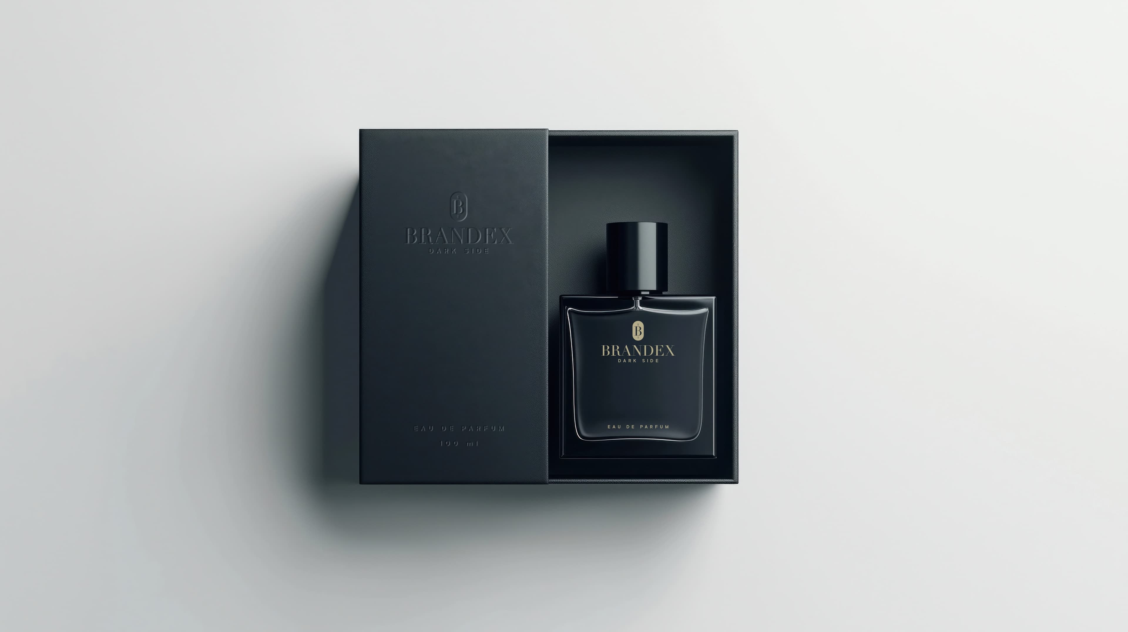Luxury perfume mockup