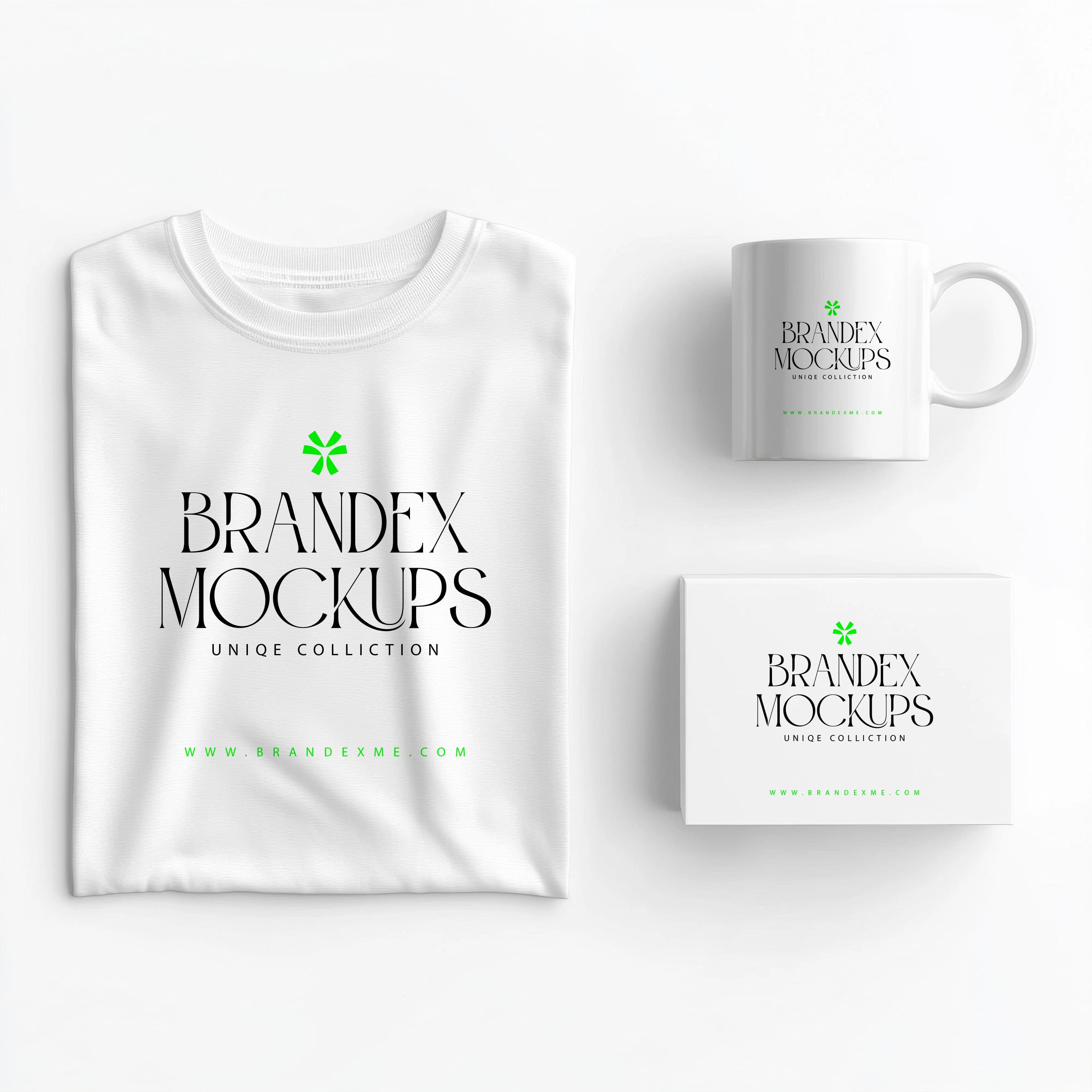White branding set mockup