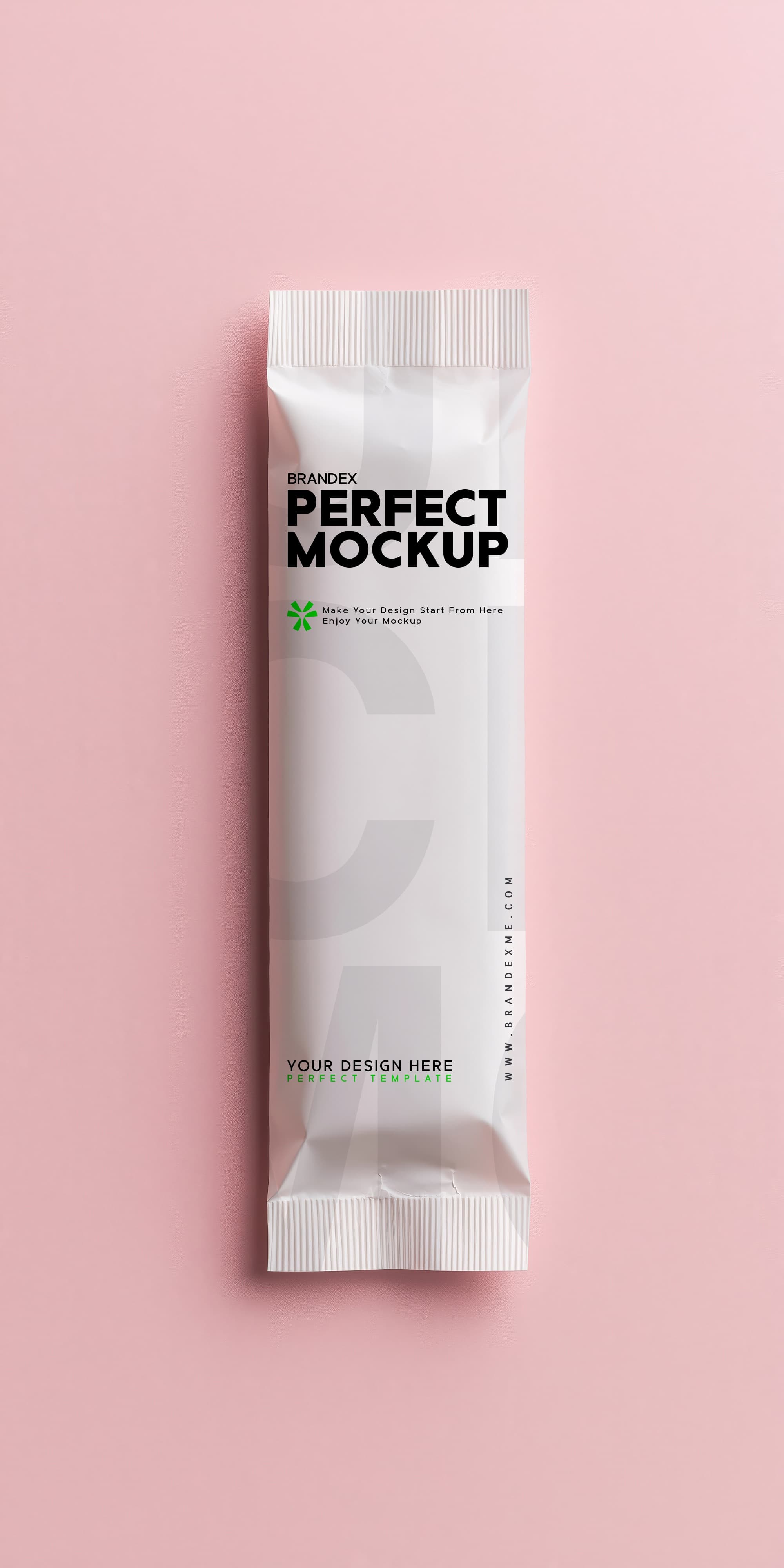 Vertical snack bar mockup