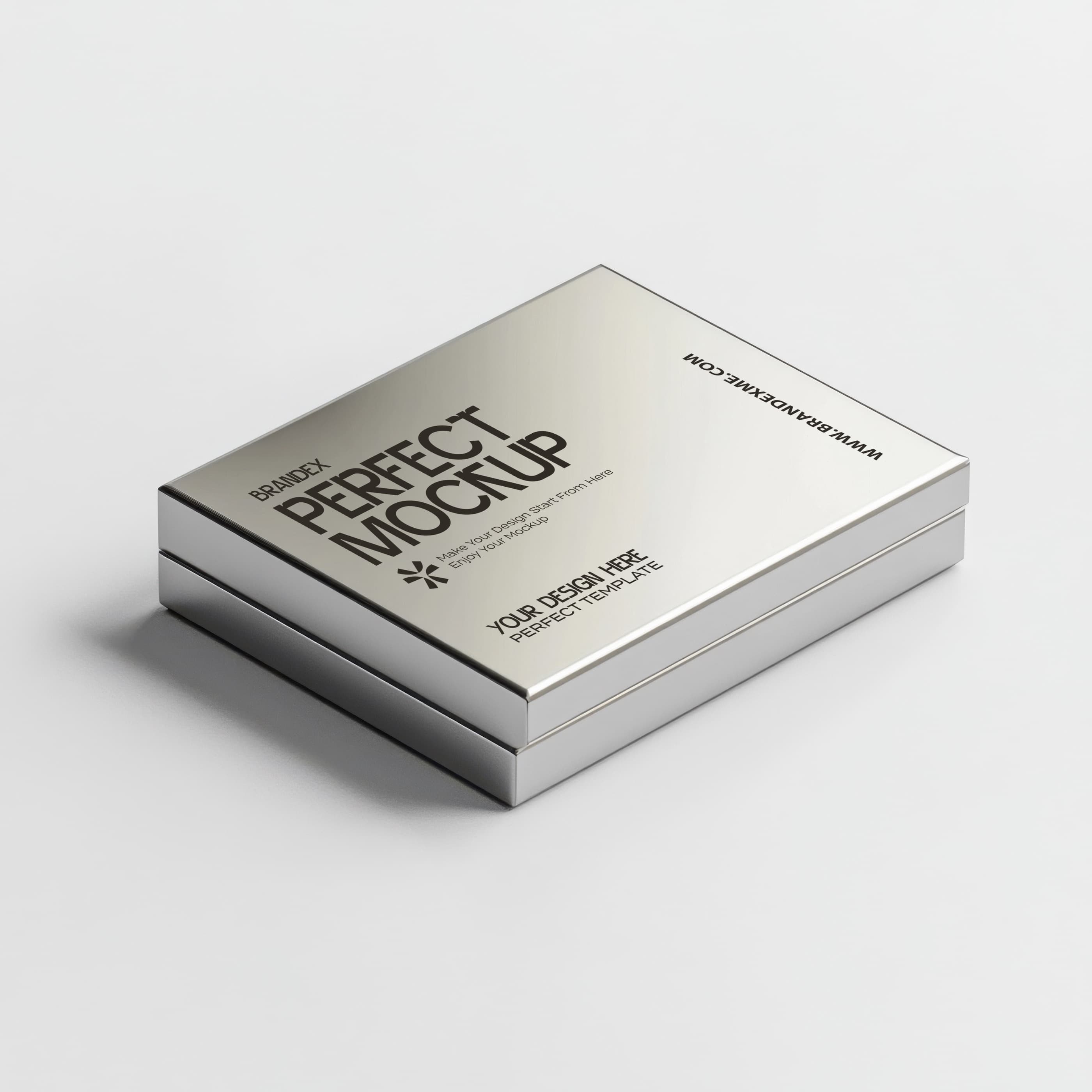 Sleek metallic mockup