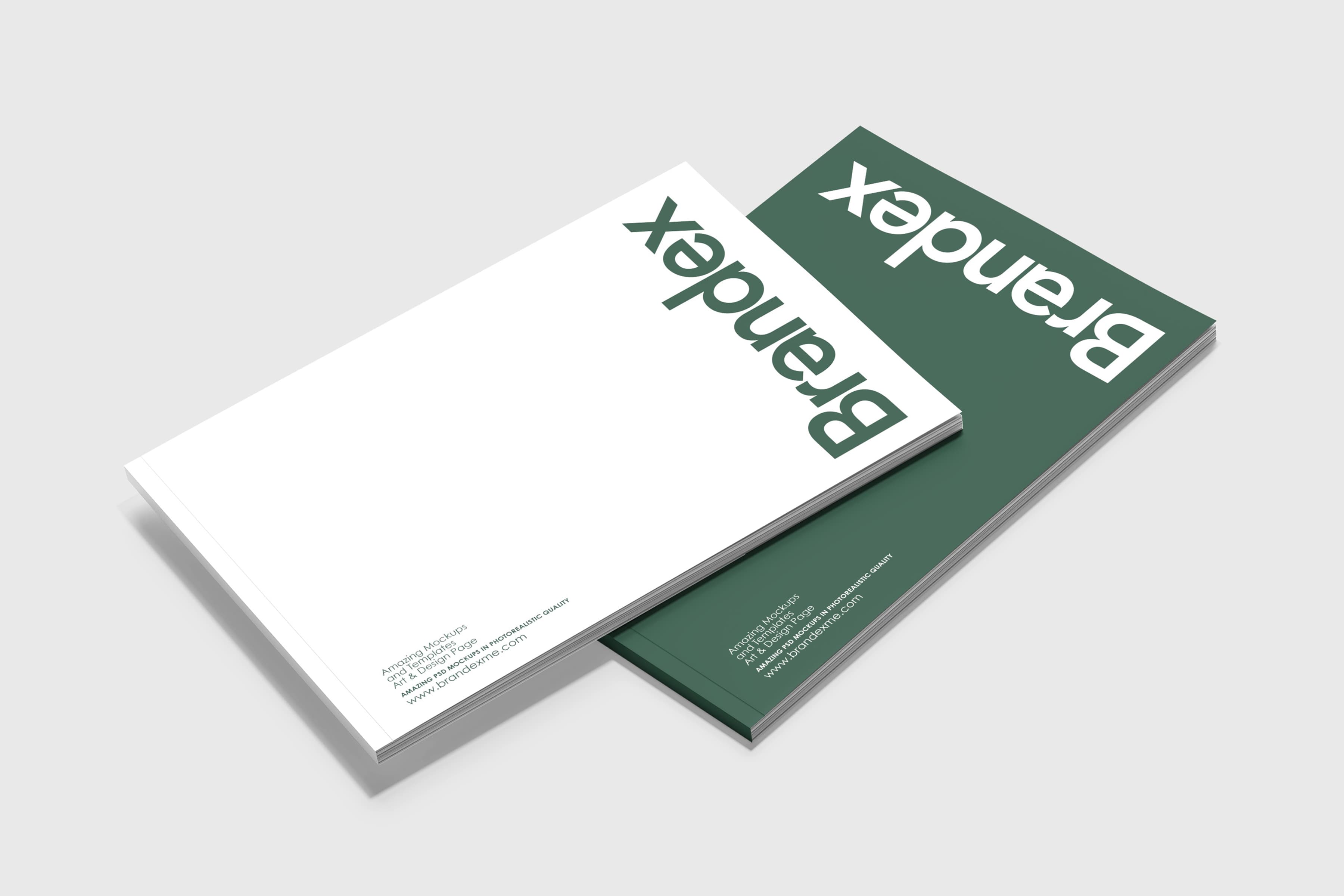 Minimalist business card mockup