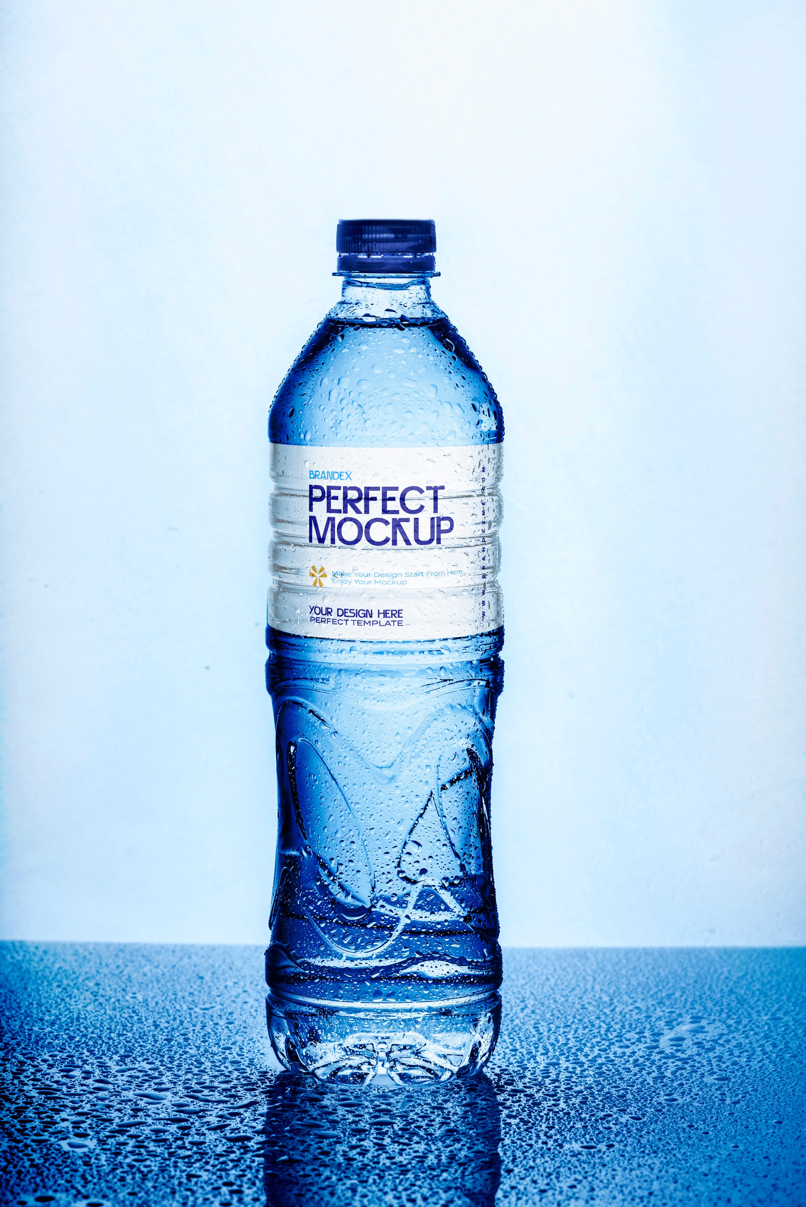 Water with condensation mockup