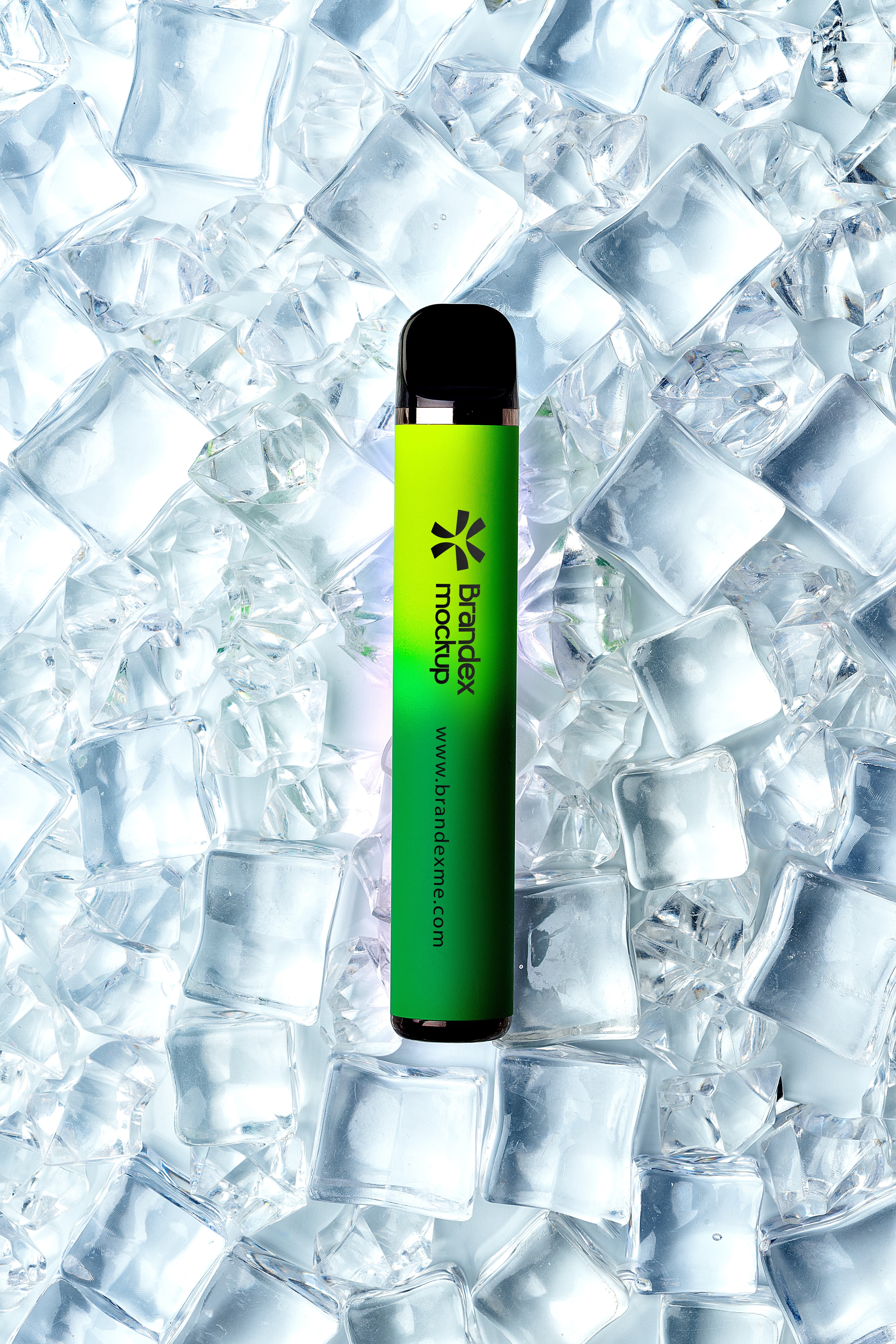 Vibrant vape pen mockup