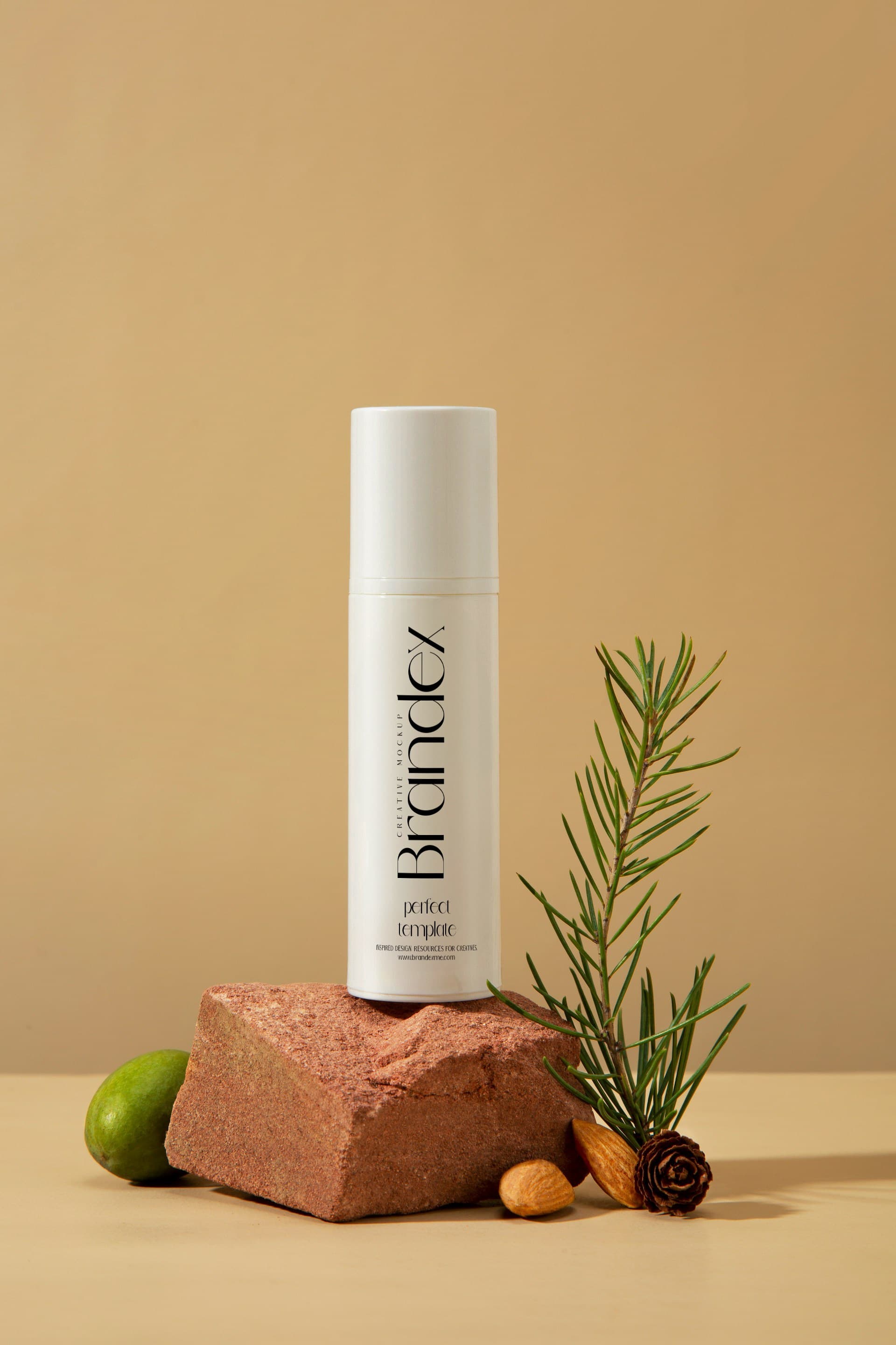 Elegant skincare mockup