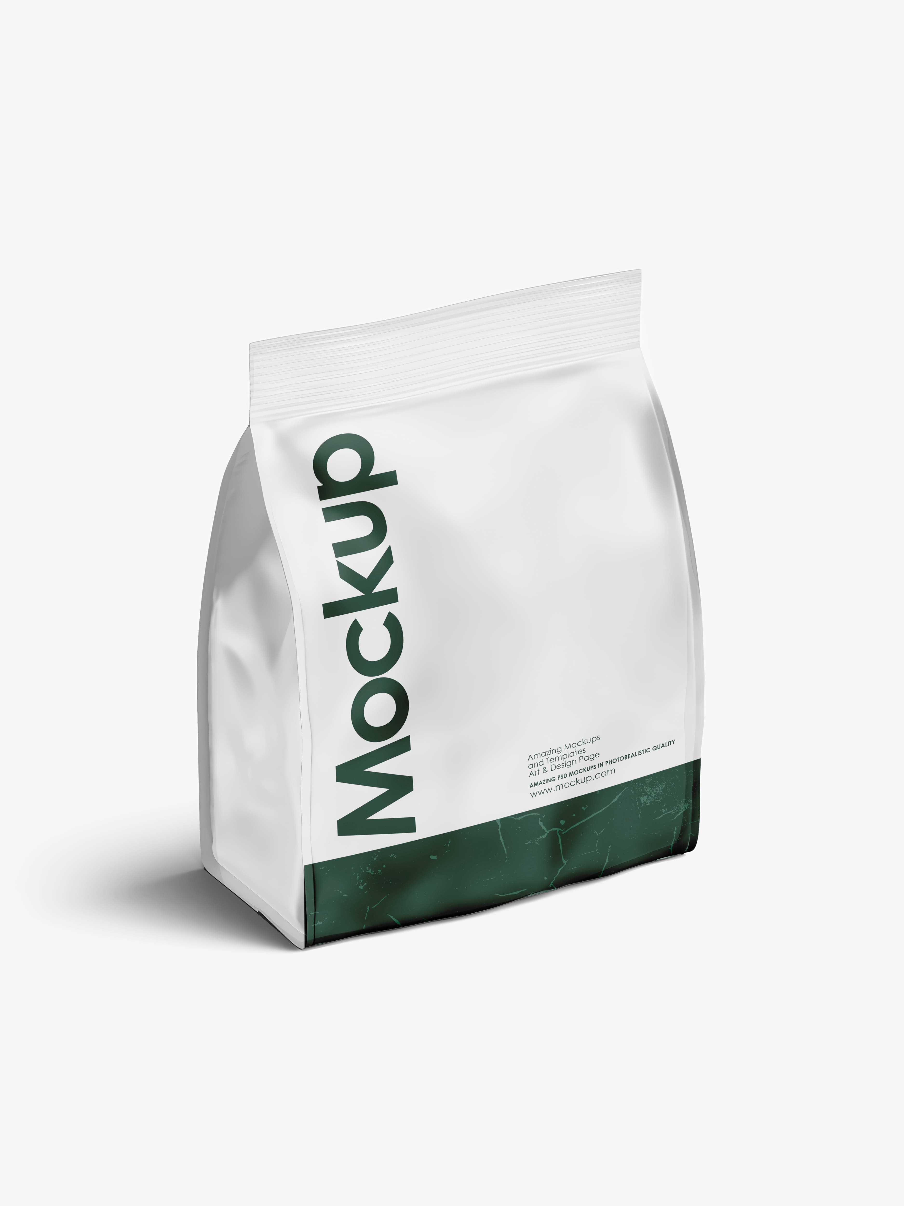 Modern stand-up pouch mockup