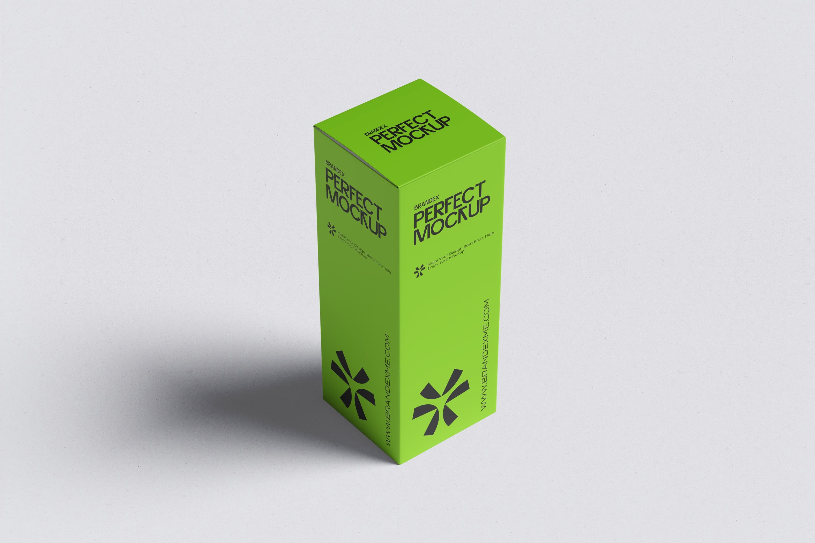 Vibrant green mockup