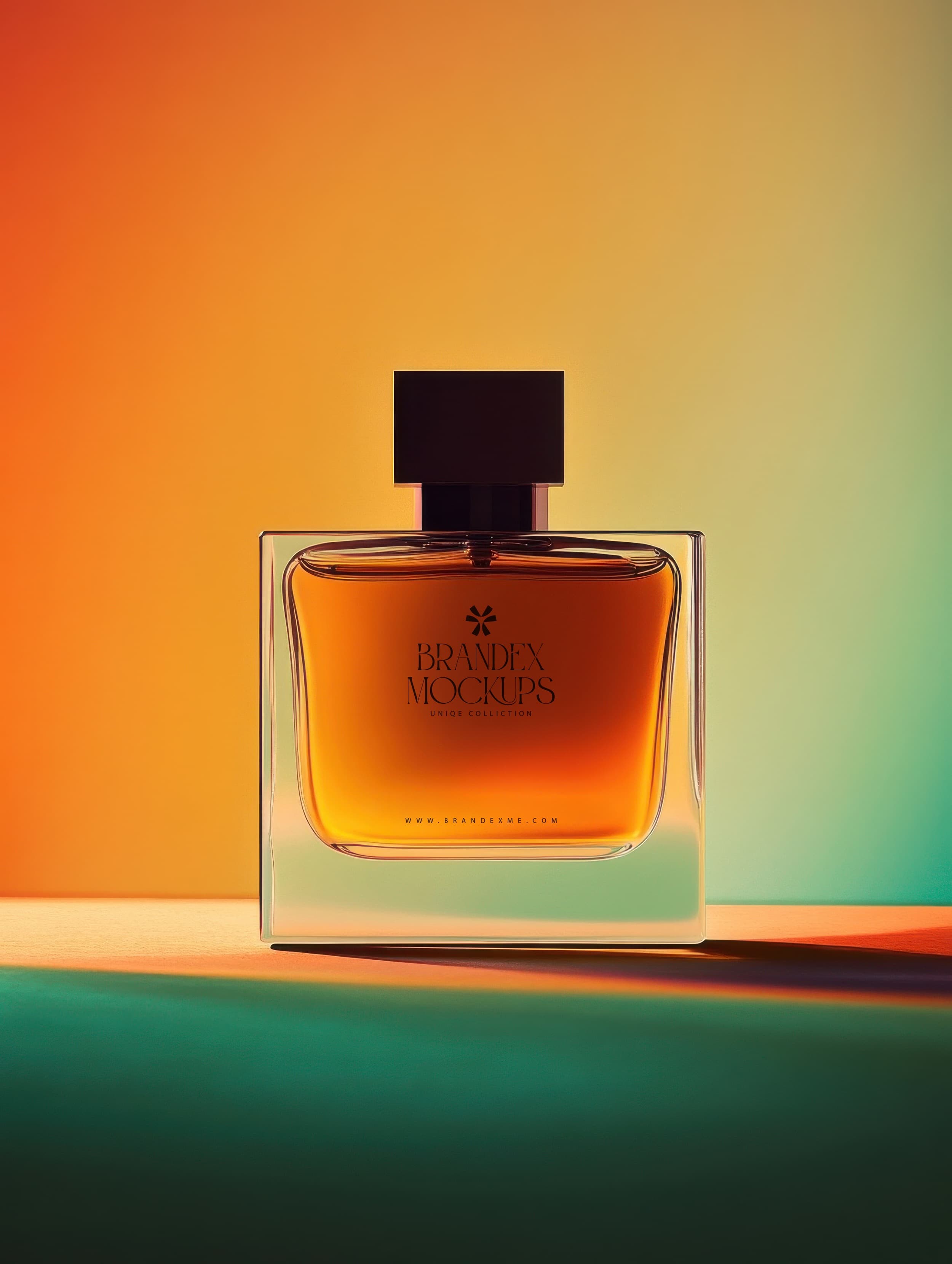 Elegant perfume mockup