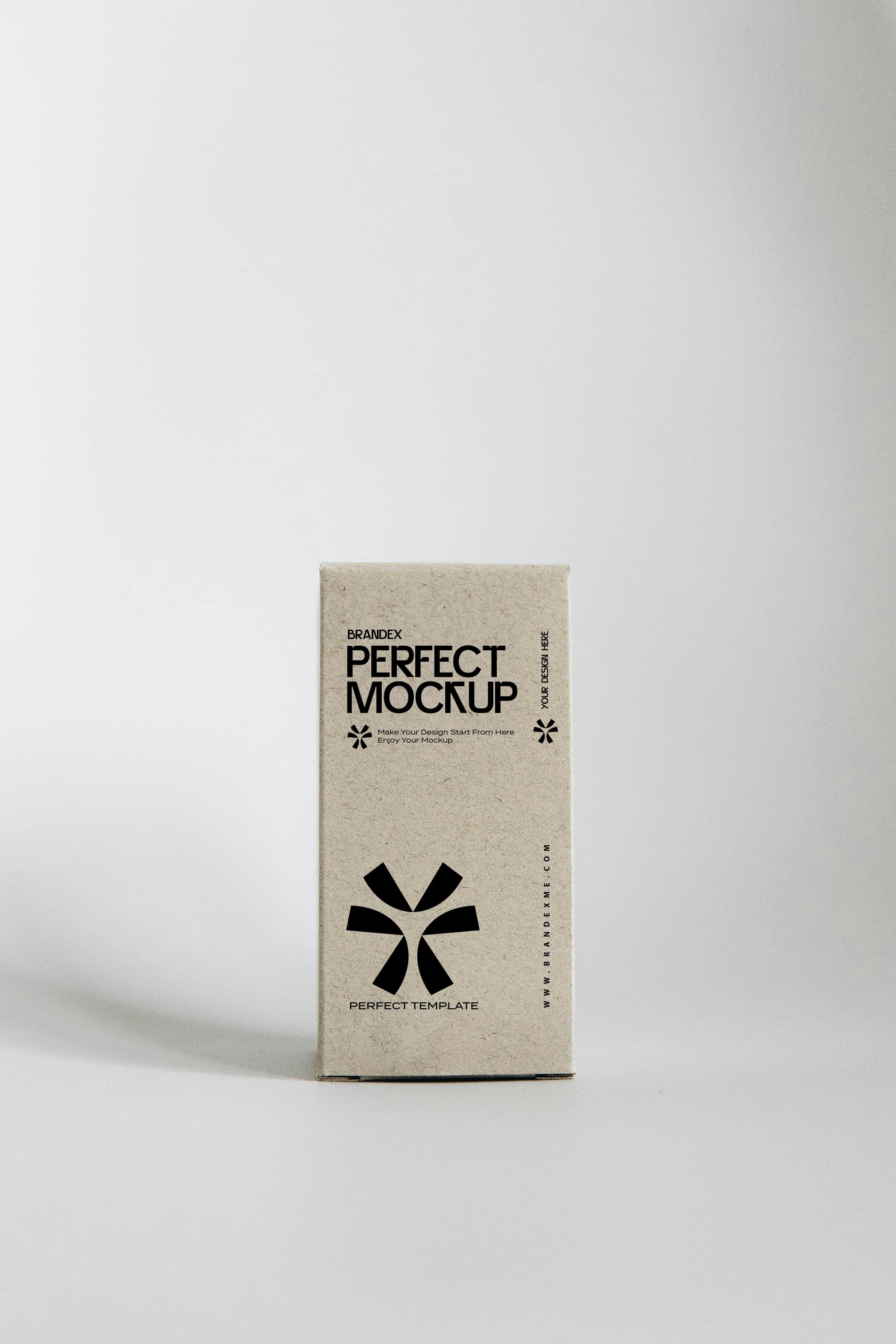 Tall kraft mockup