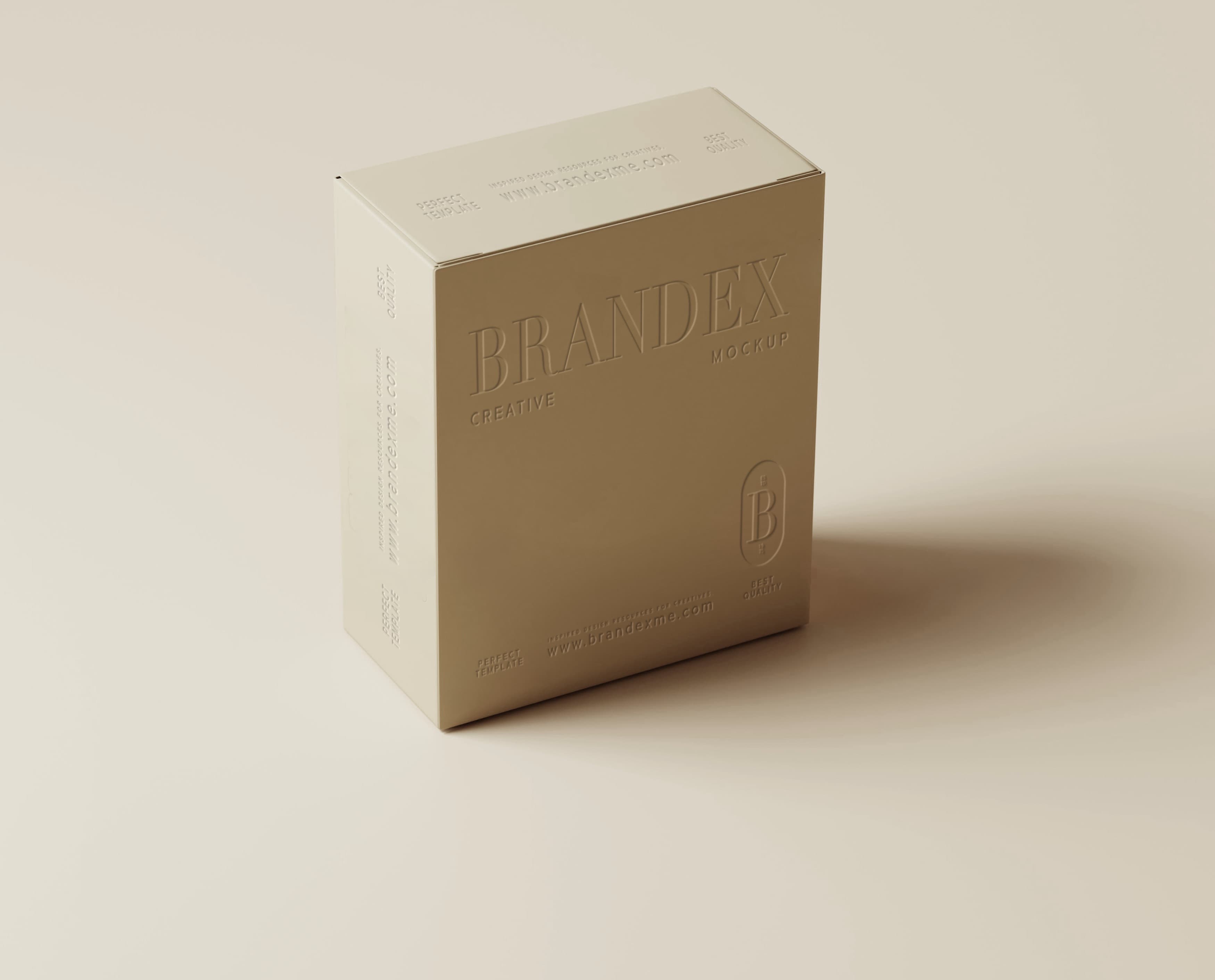 Elegant beige product mockup