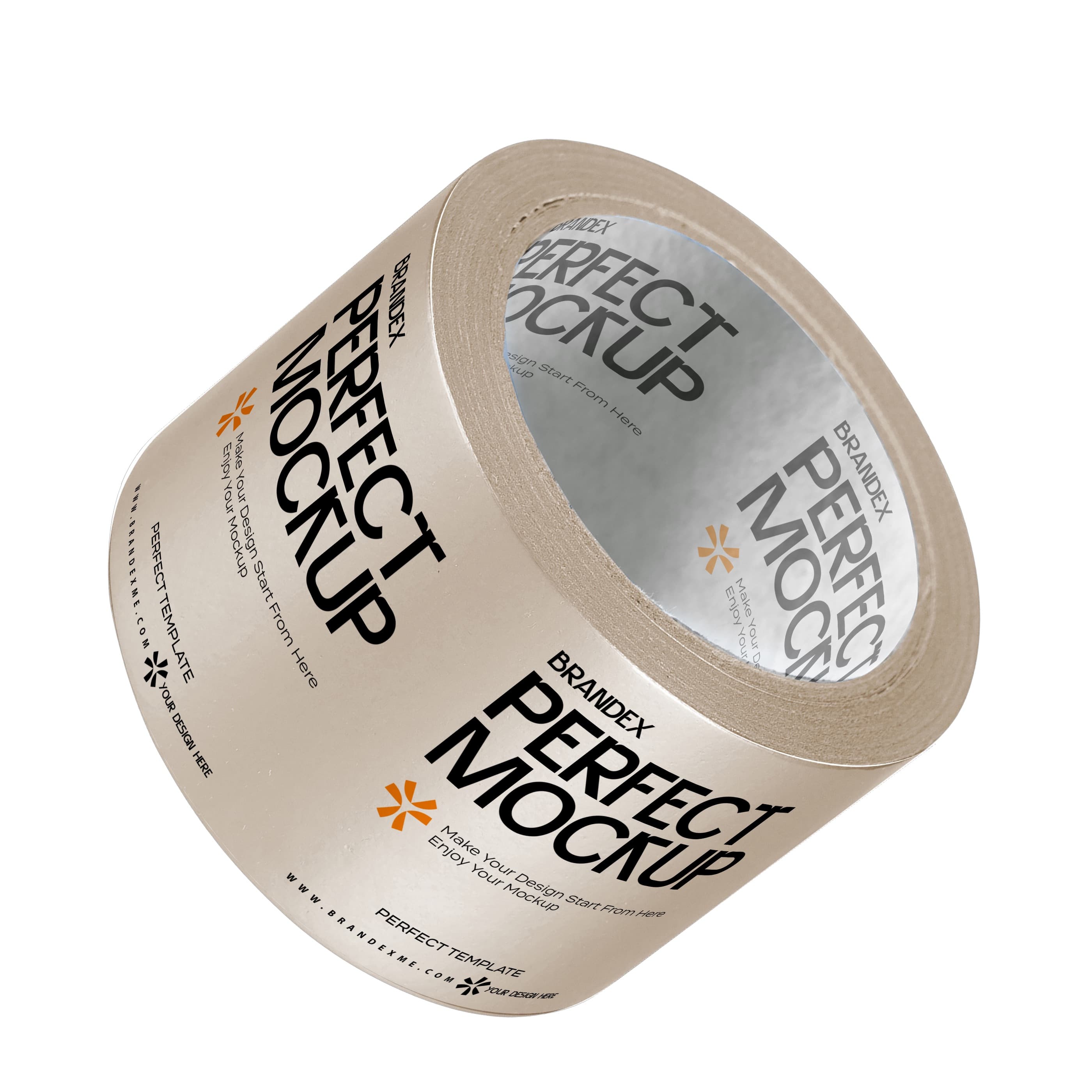 Custom adhesive tape mockup