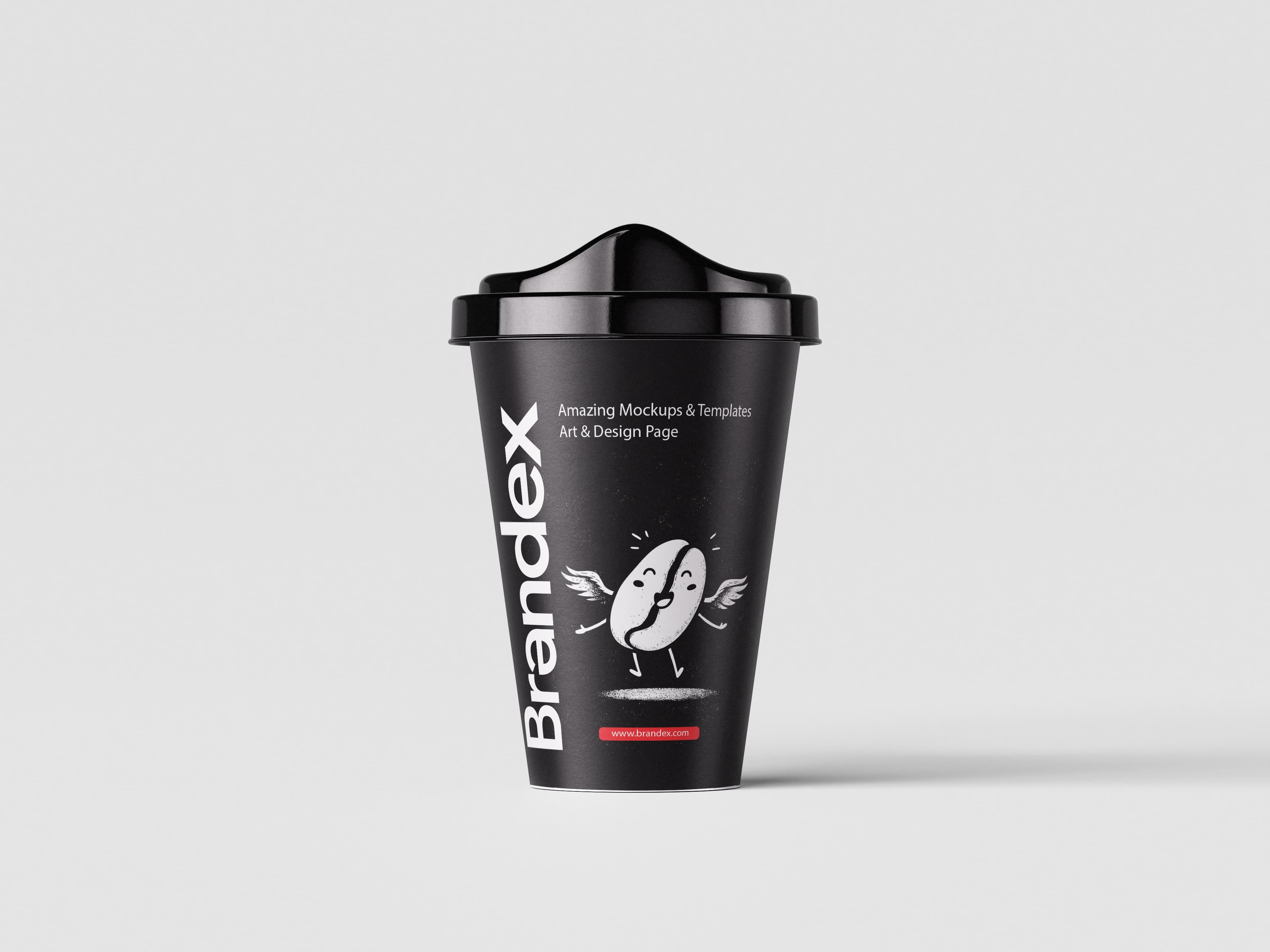 Black Cup Mockup for Creative Designs