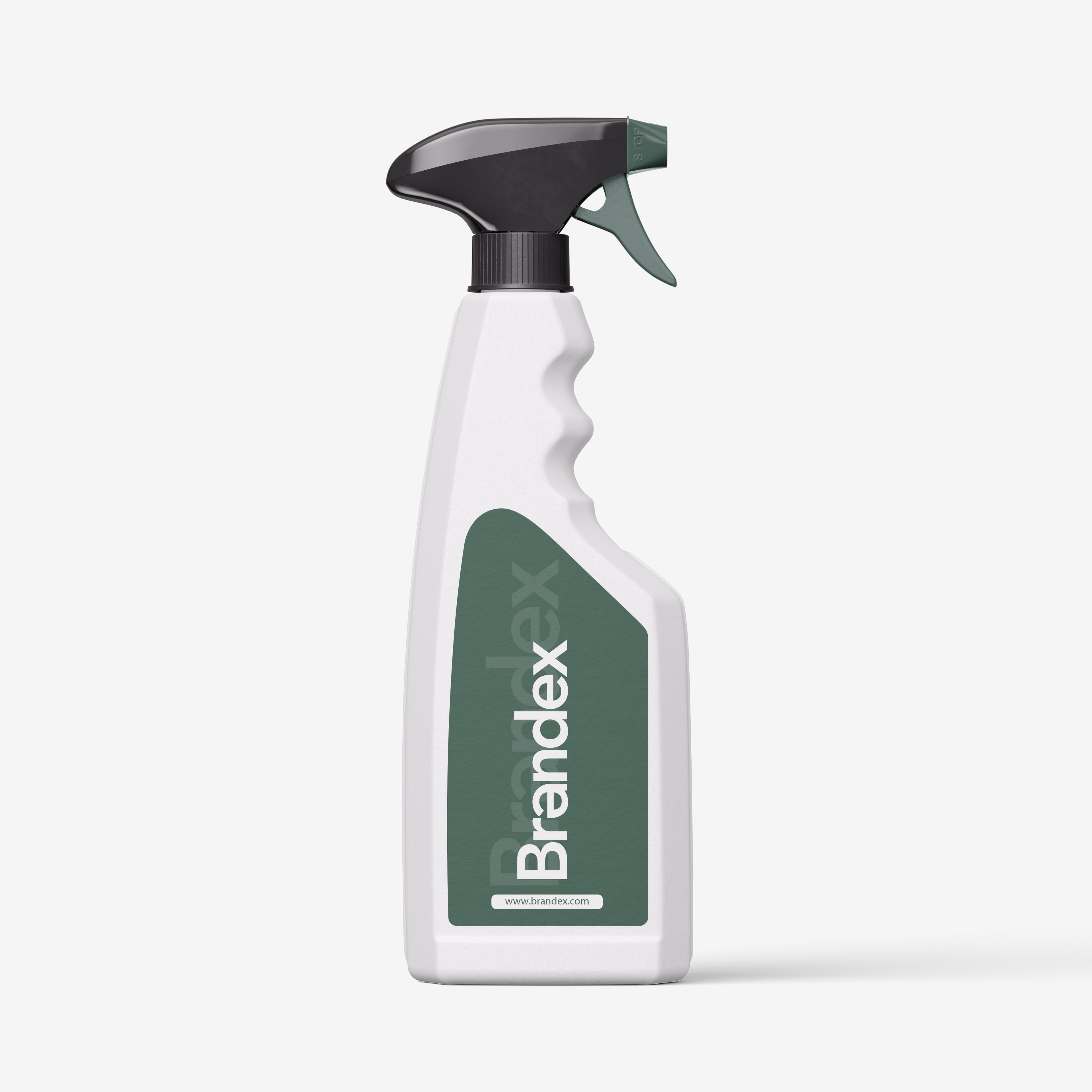 Realistic Spray Bottle Mockup PSD File