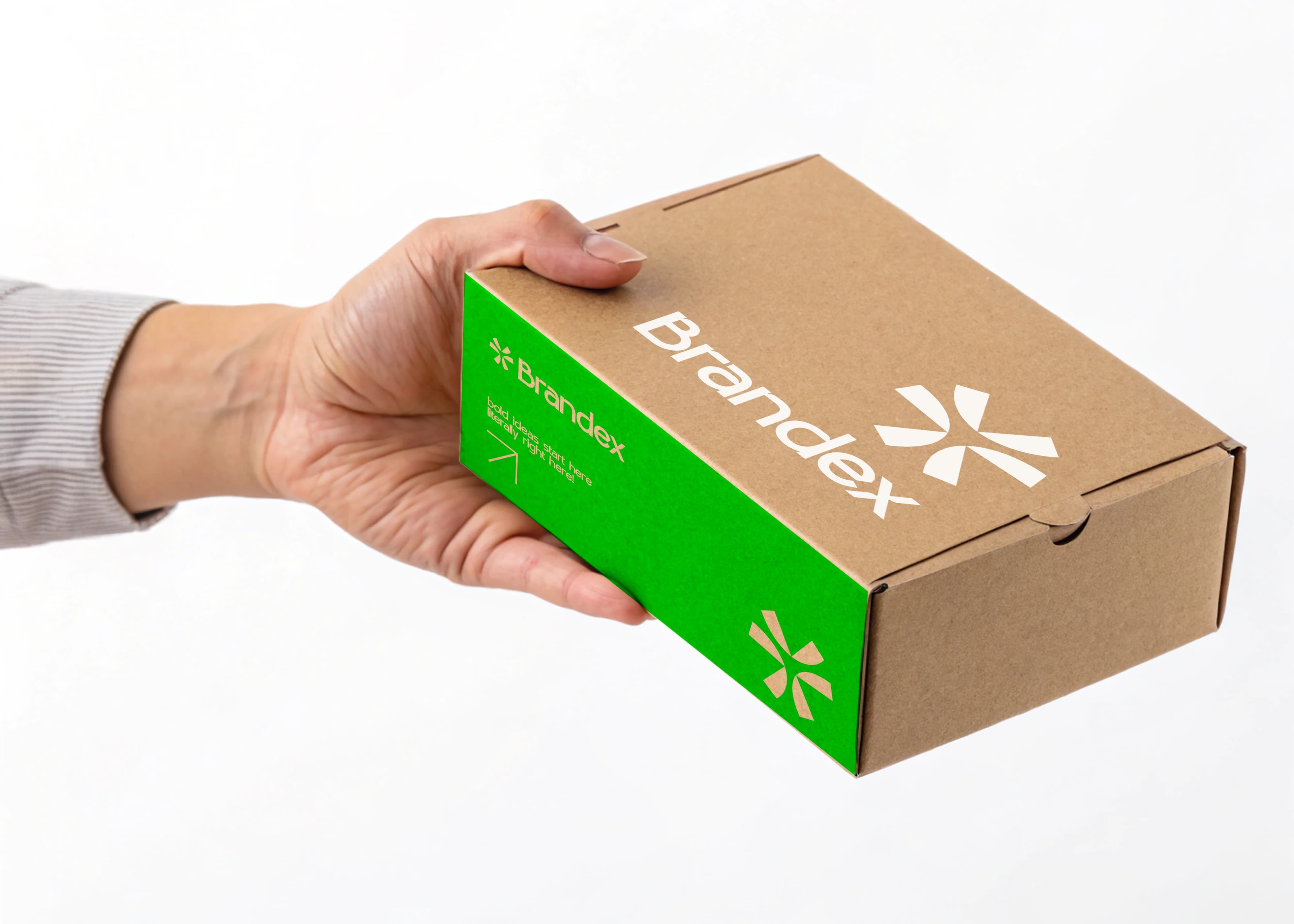 Eco-friendly cardboard mockup