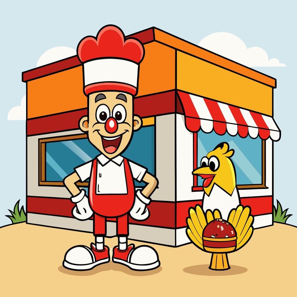 Gourmet Food Logo Design in Minimal Style