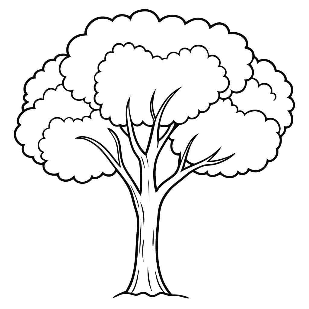 Elegant Green Tree Vector Design