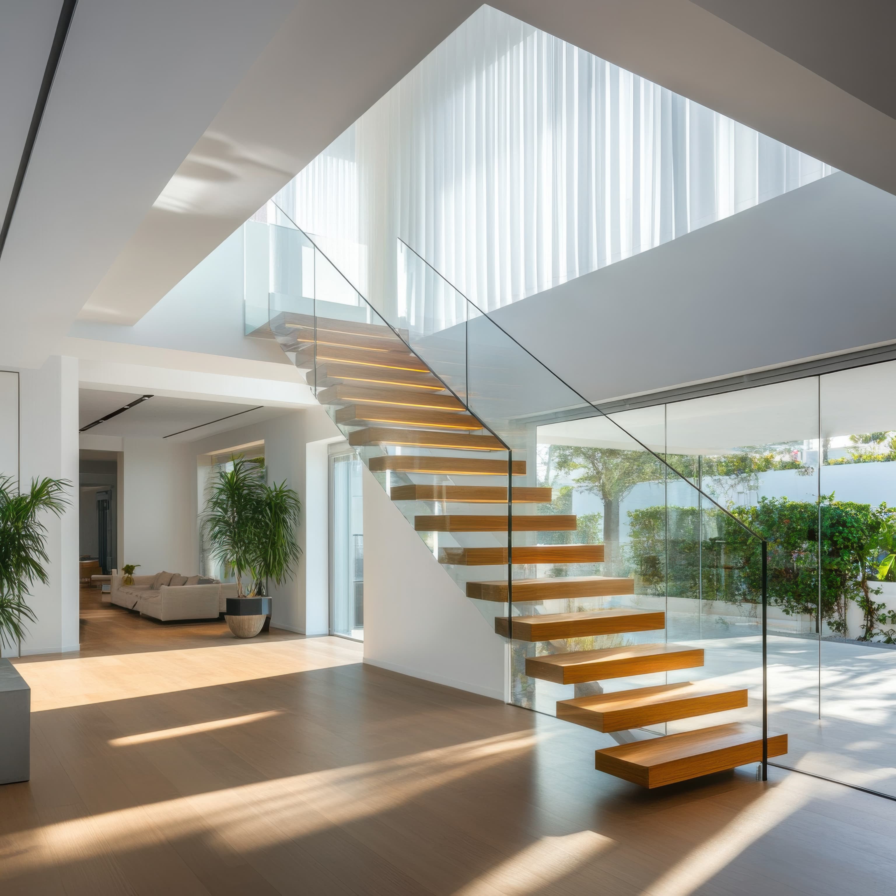 Serene Misty Forest Landscape with Soft Sunlight (22)