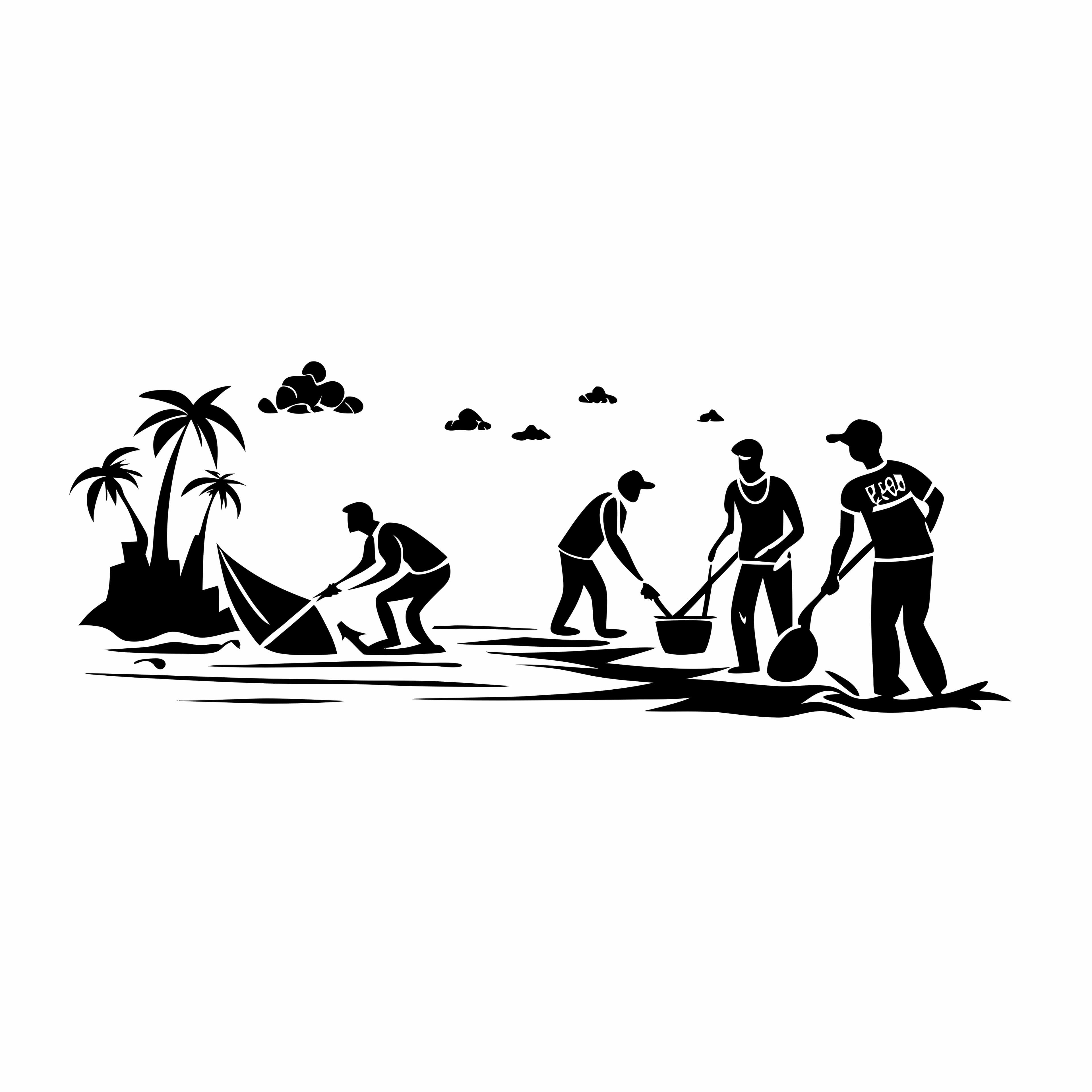 Sustainable Clean Beach Logo Design