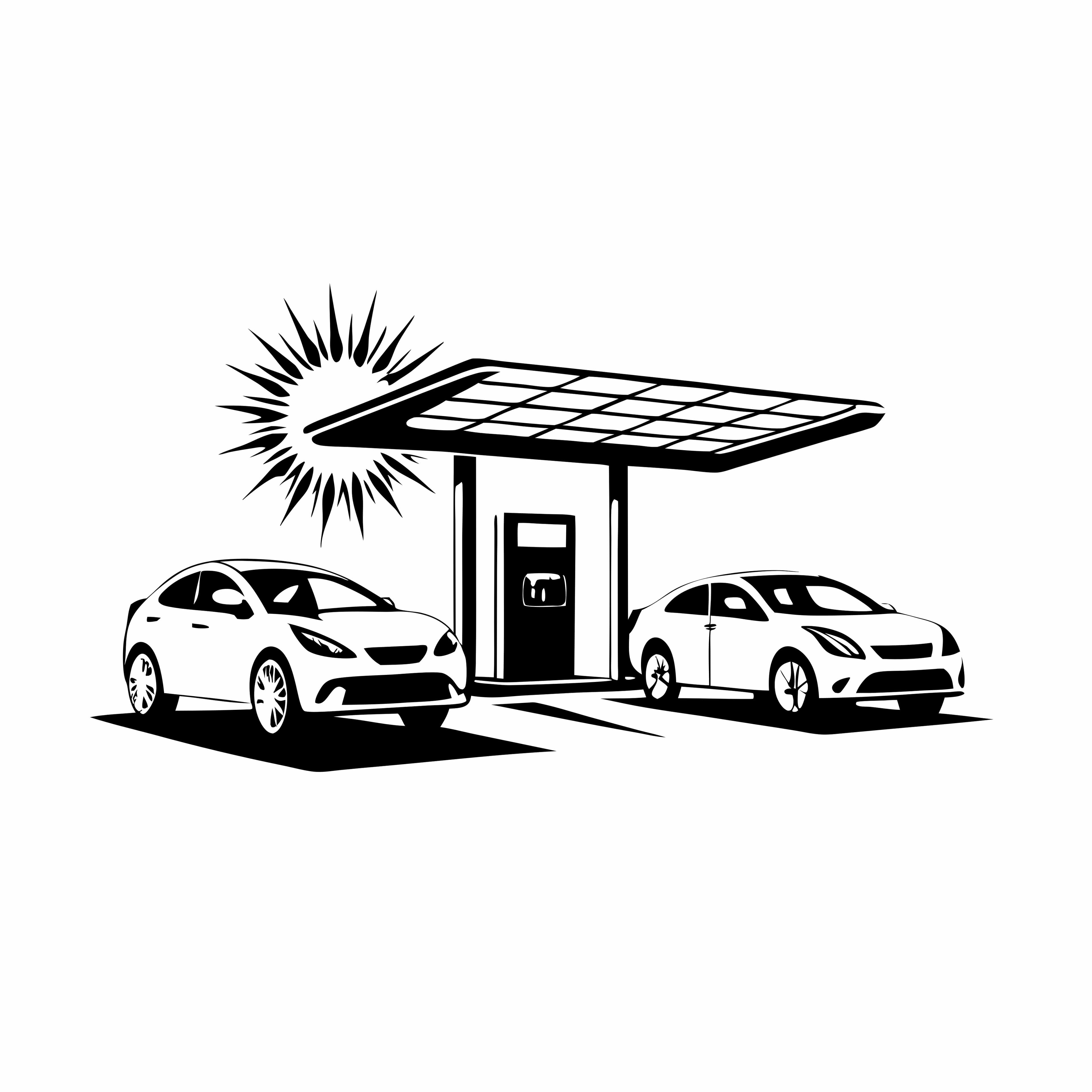 Electric Vehicle Charging Station Icon