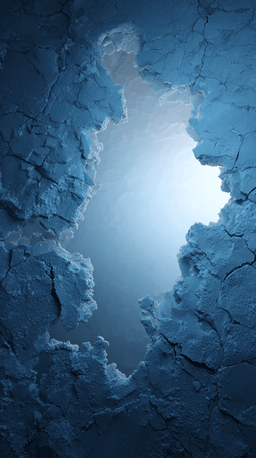 Cracked Azure Horizon