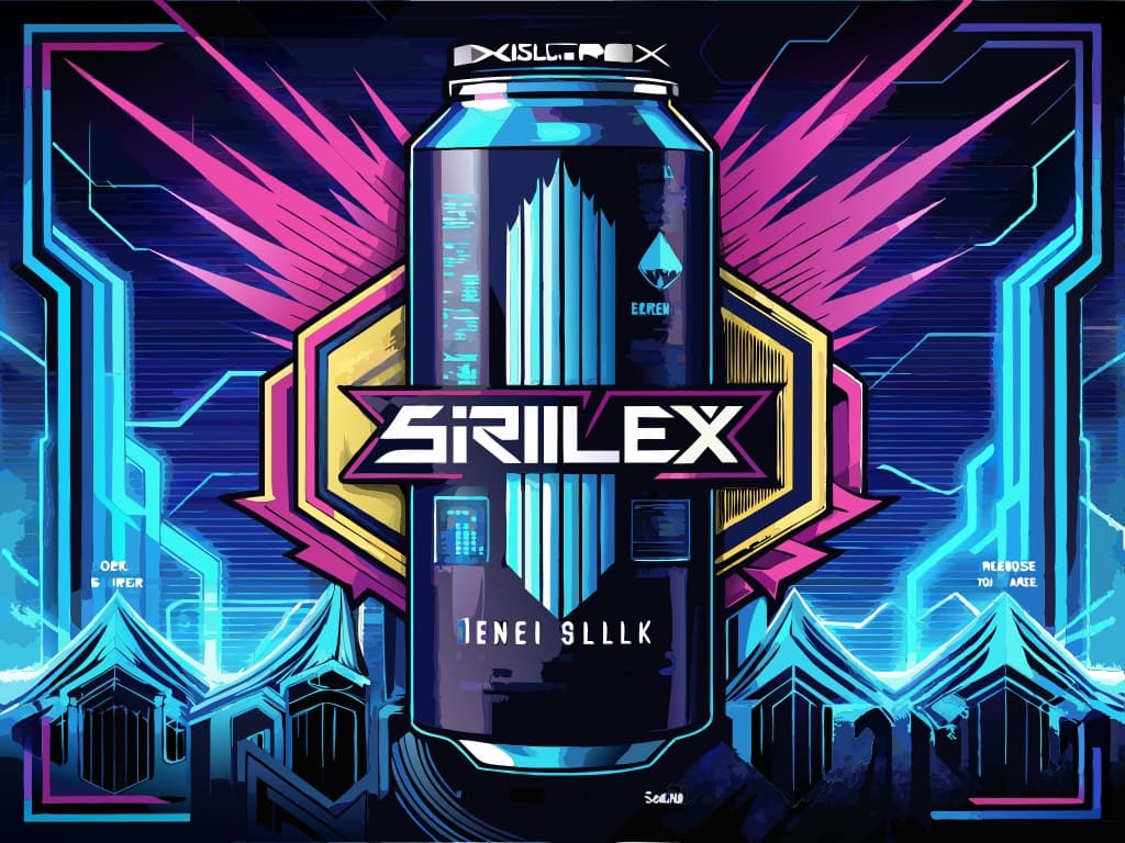 Modern Beverage Label Vector Design