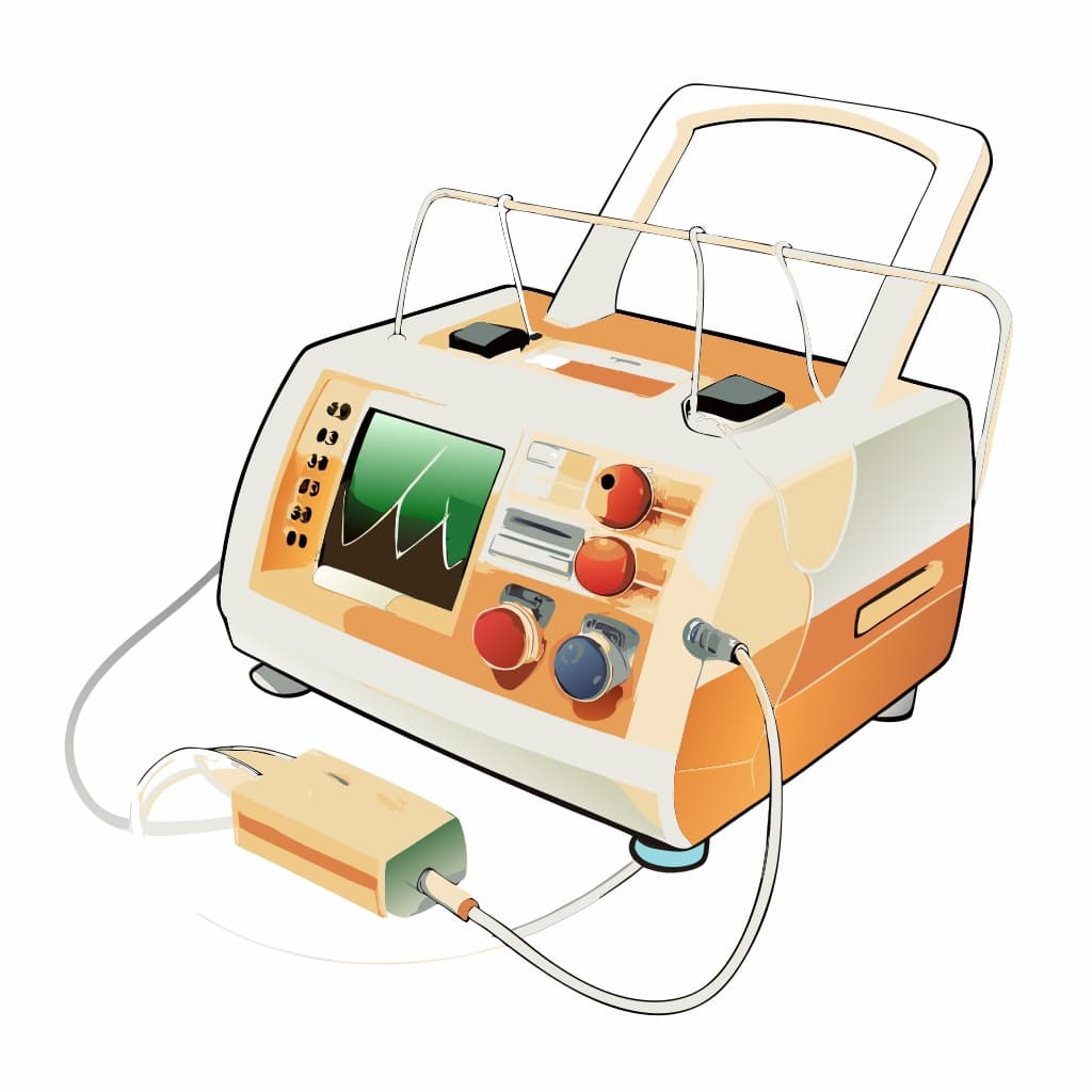 Compact Modern Defibrillator Icon