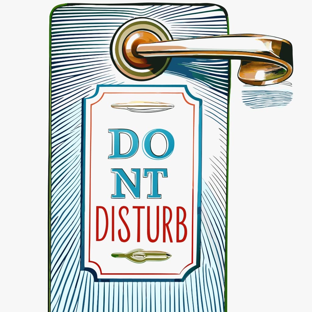 Classic Do Not Disturb Door Sign
