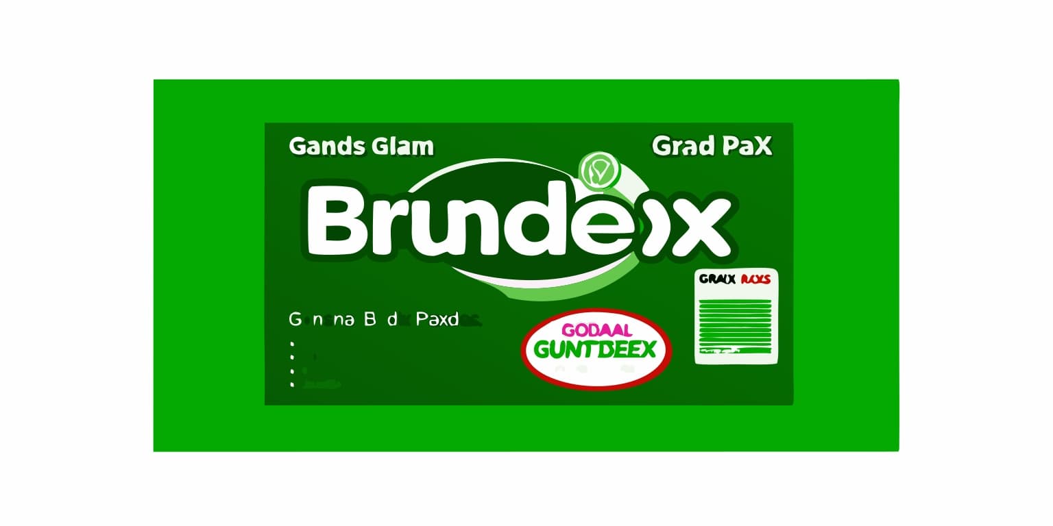 Colorful Geometric Gum Pack Label Design