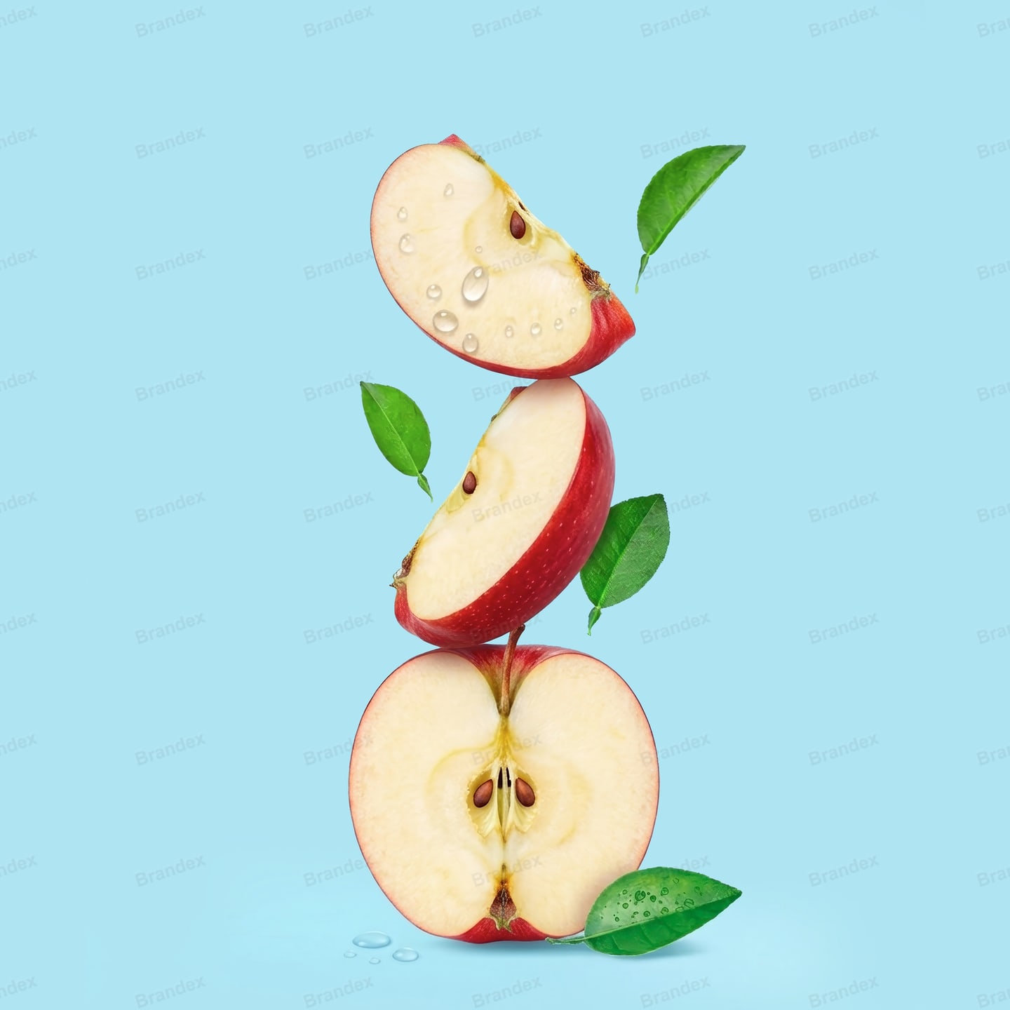 Red Apple Slices