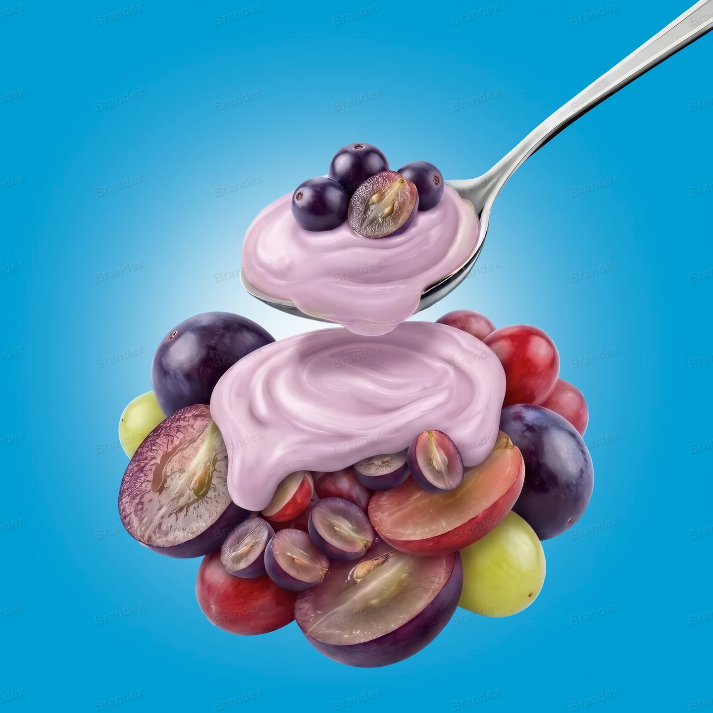 Grape with Ice Cream
