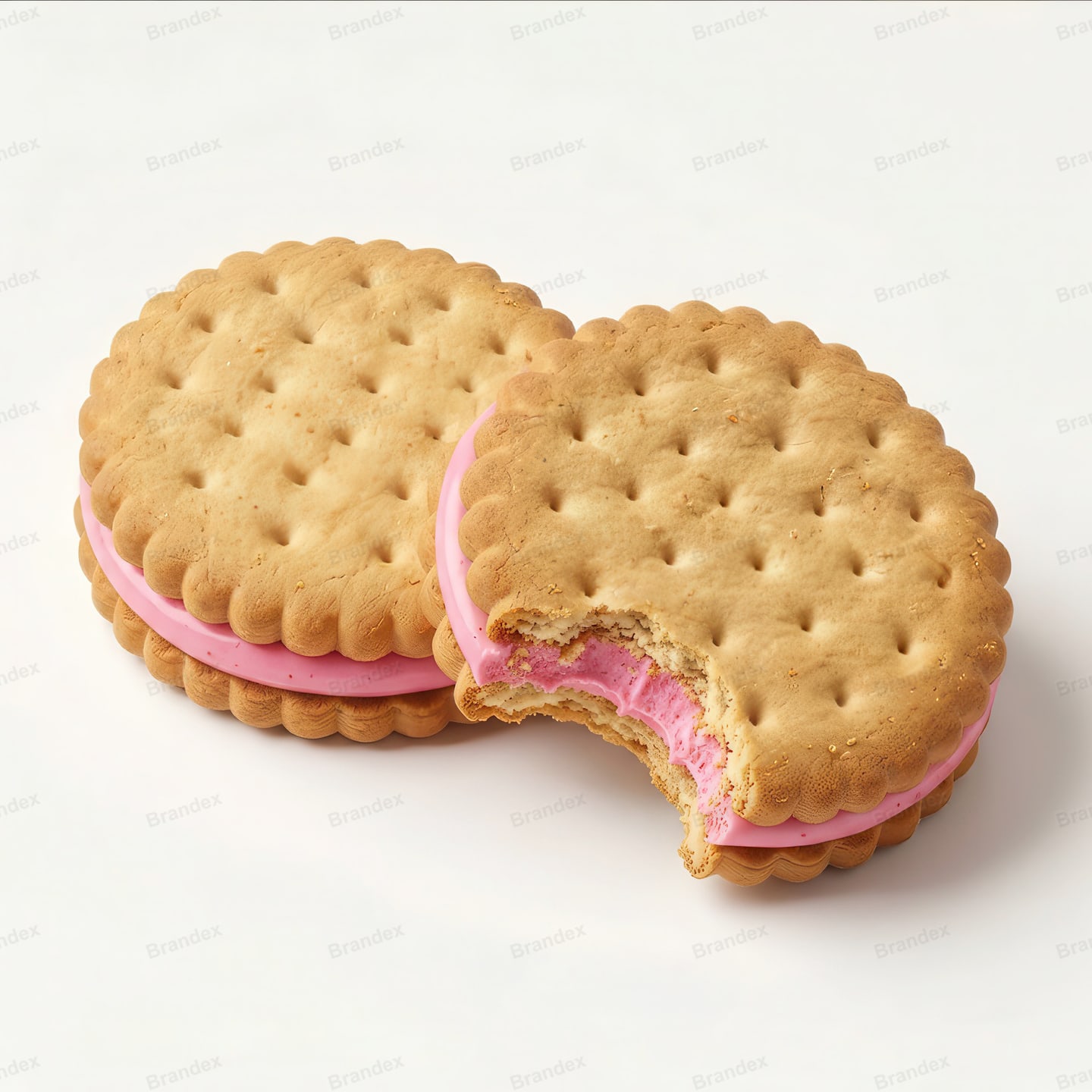 Strawberry Sandwich Cookies
