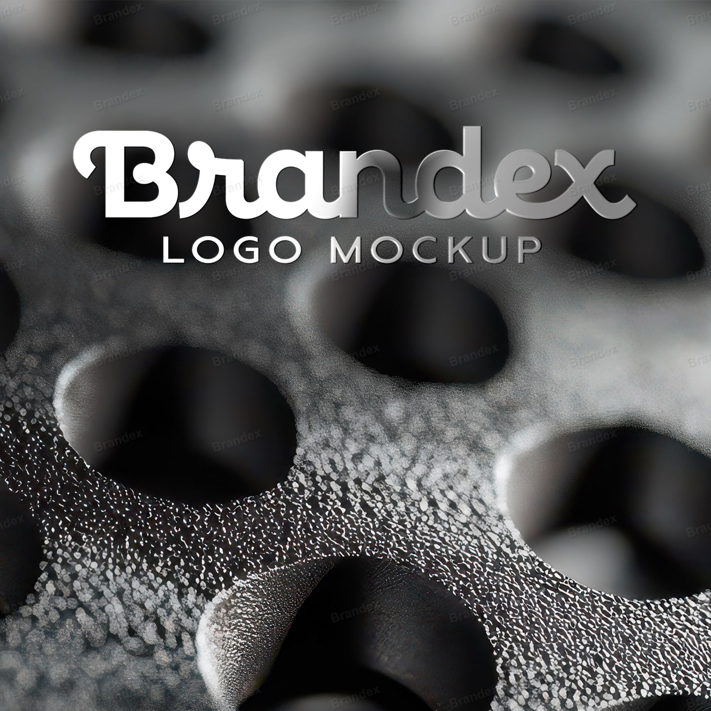 Photorealistic Paper & Wallpaper Logo Mockup for Branding Presentation