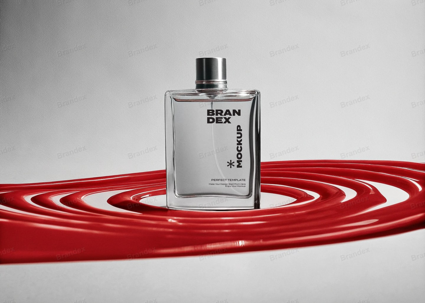 Premium Brandex Fragrance – Minimalist Glass Perfume Bottle Mockup