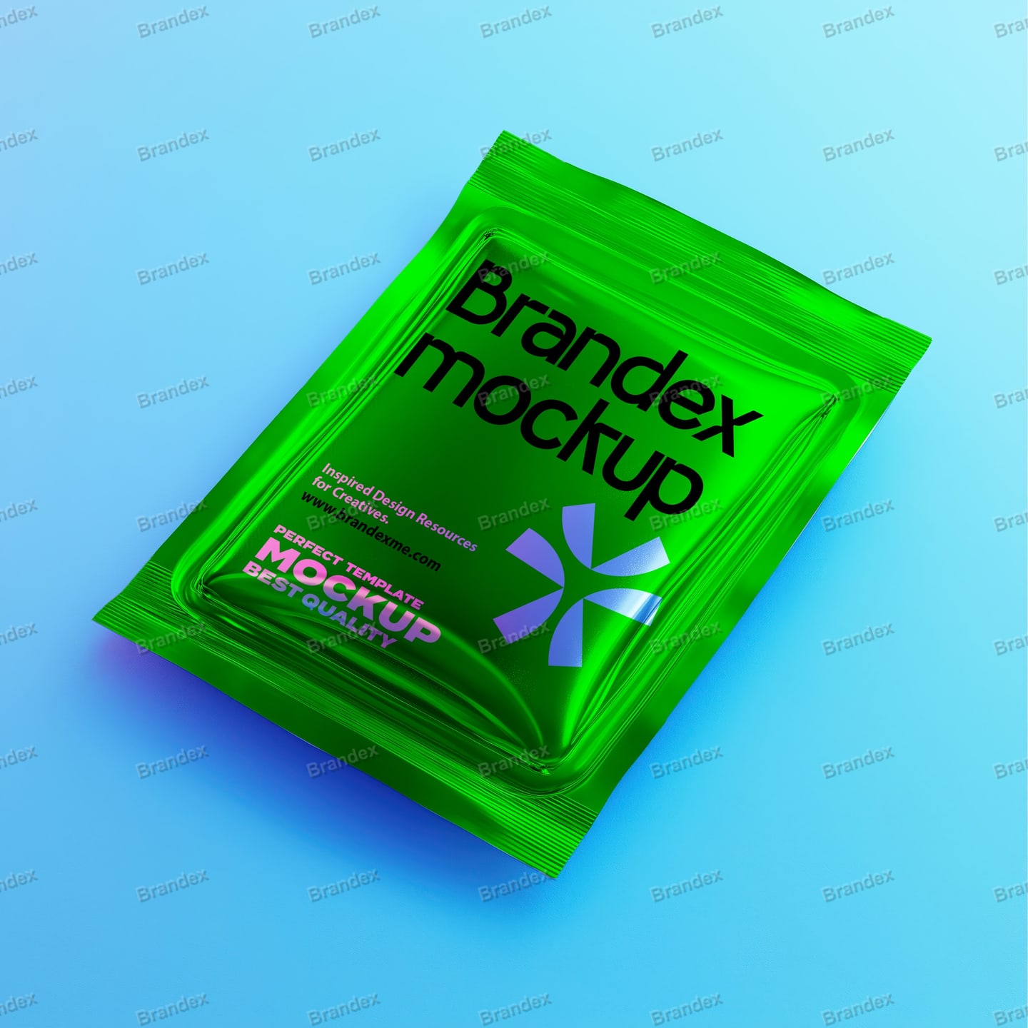 Matte Coffee Pouch Mockup Front View for Branding Studio