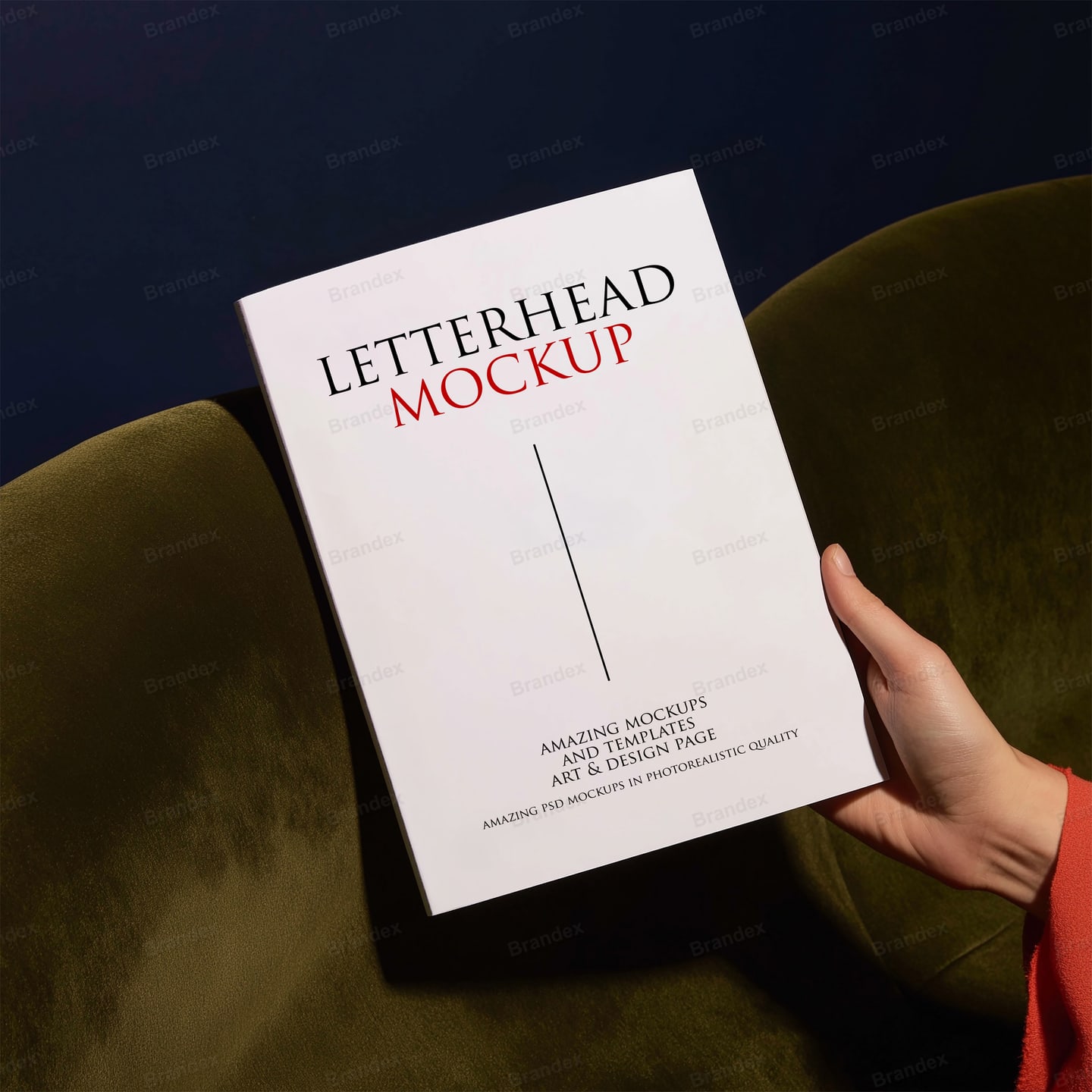 Modern Letterhead Stationery Mockup