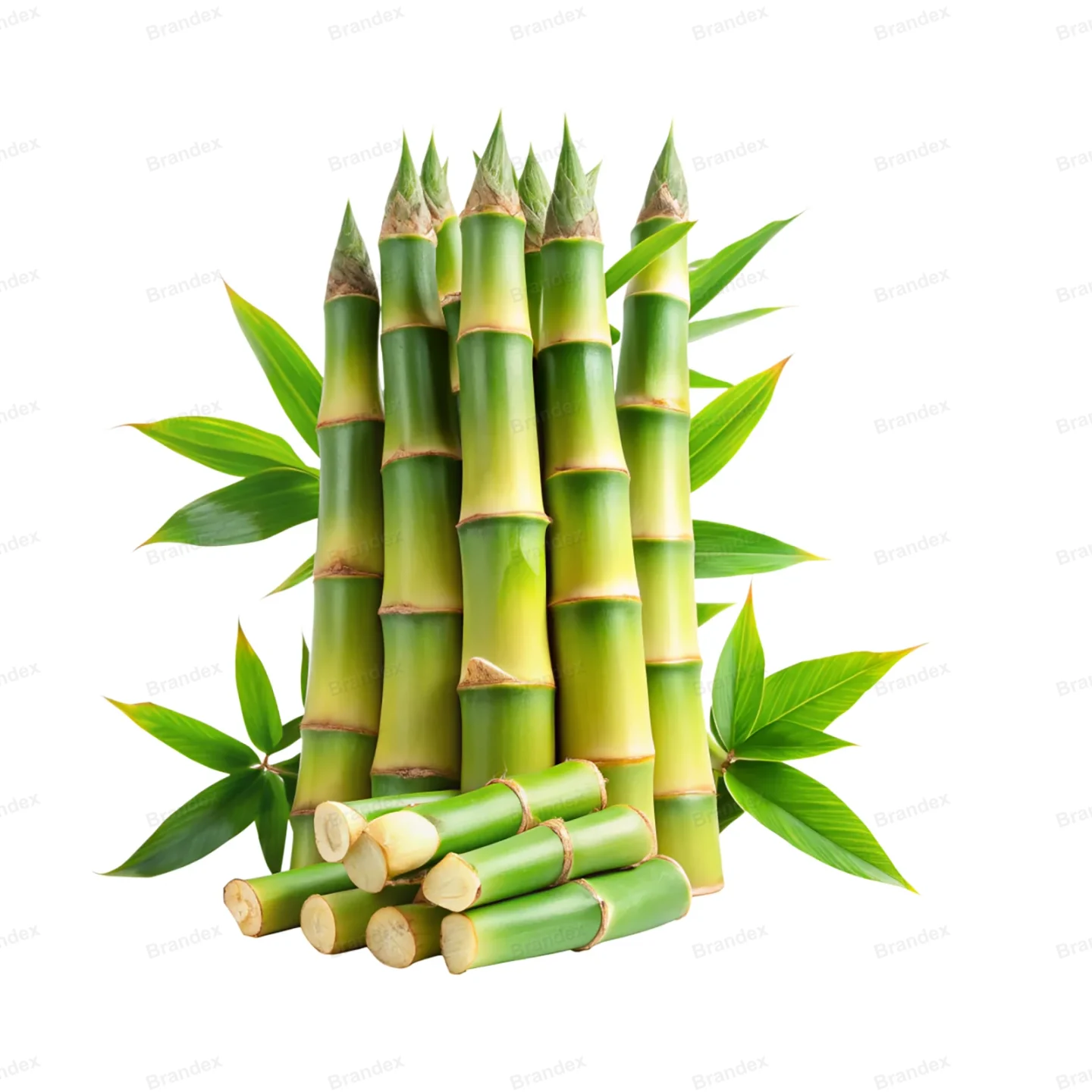 Elegant Bamboo Plant - Isolated PSD on Transparent Background