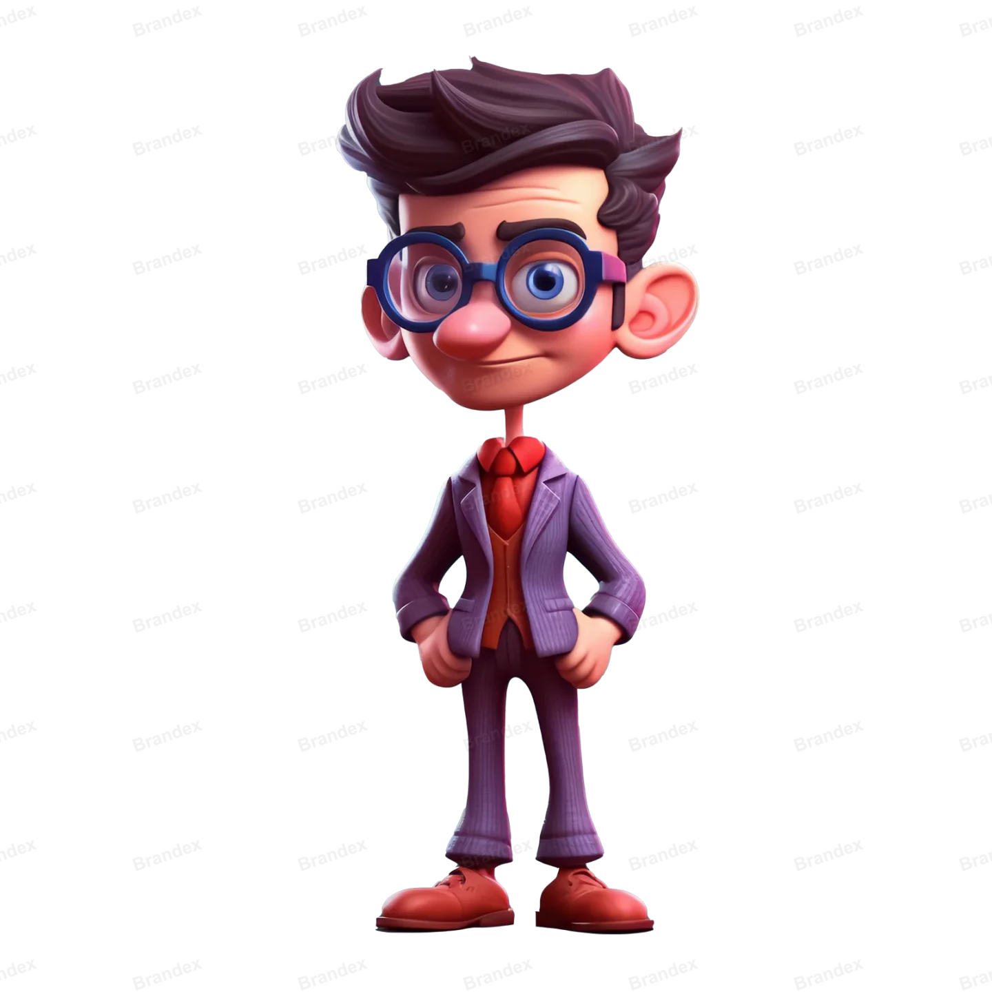 Cartoon Character Illustration - Isolated PSD