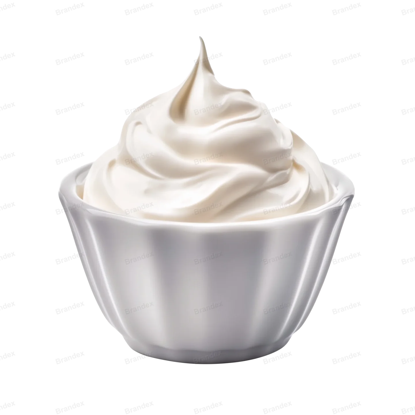 Creamy Abstract Swirl - Isolated PSD Background