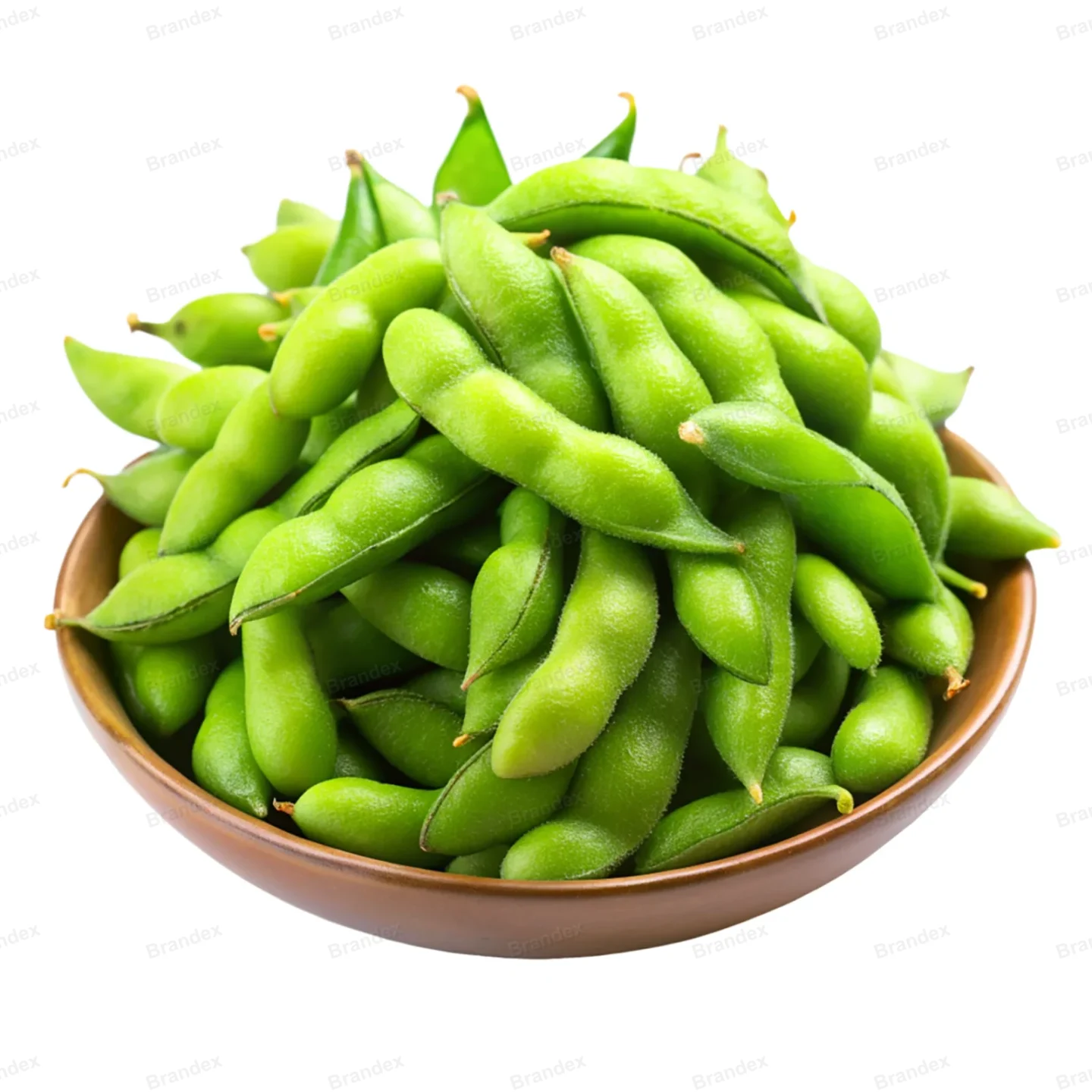 Fresh Edamame Pods - Isolated PSD on Transparent Background