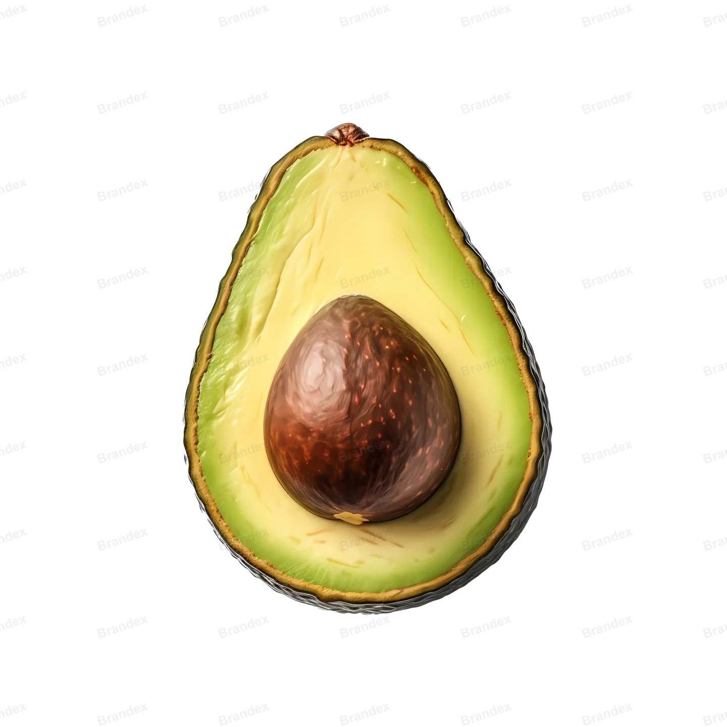 Fresh Avocado Slice - Isolated PSD with High-Resolution Texture (4)