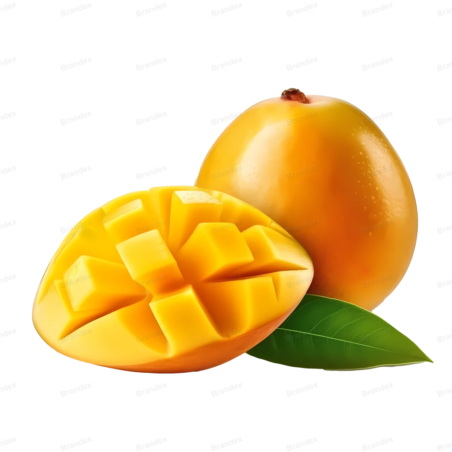 Fresh Mango Fruit - Isolated PSD with High-Resolution Texture (10)