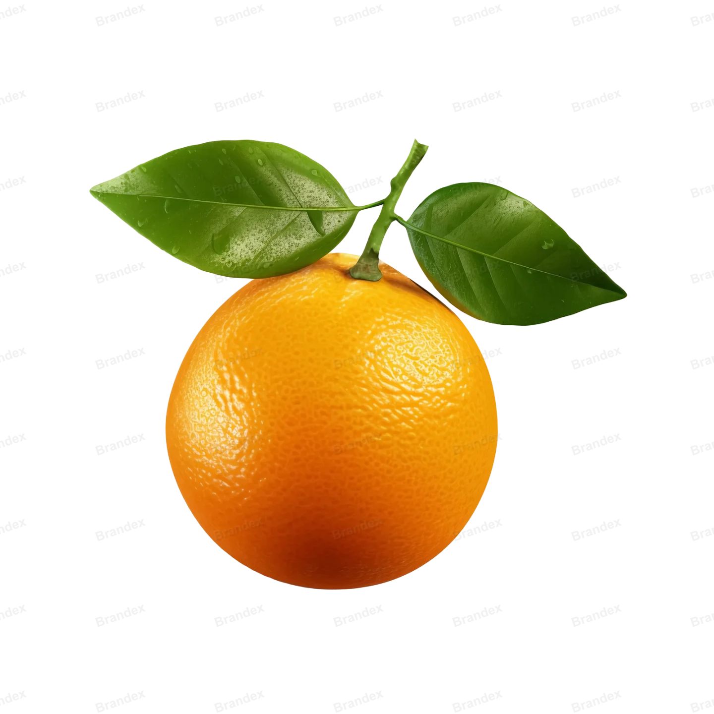 Fresh Orange Fruit Isolated PSD on Transparent Background