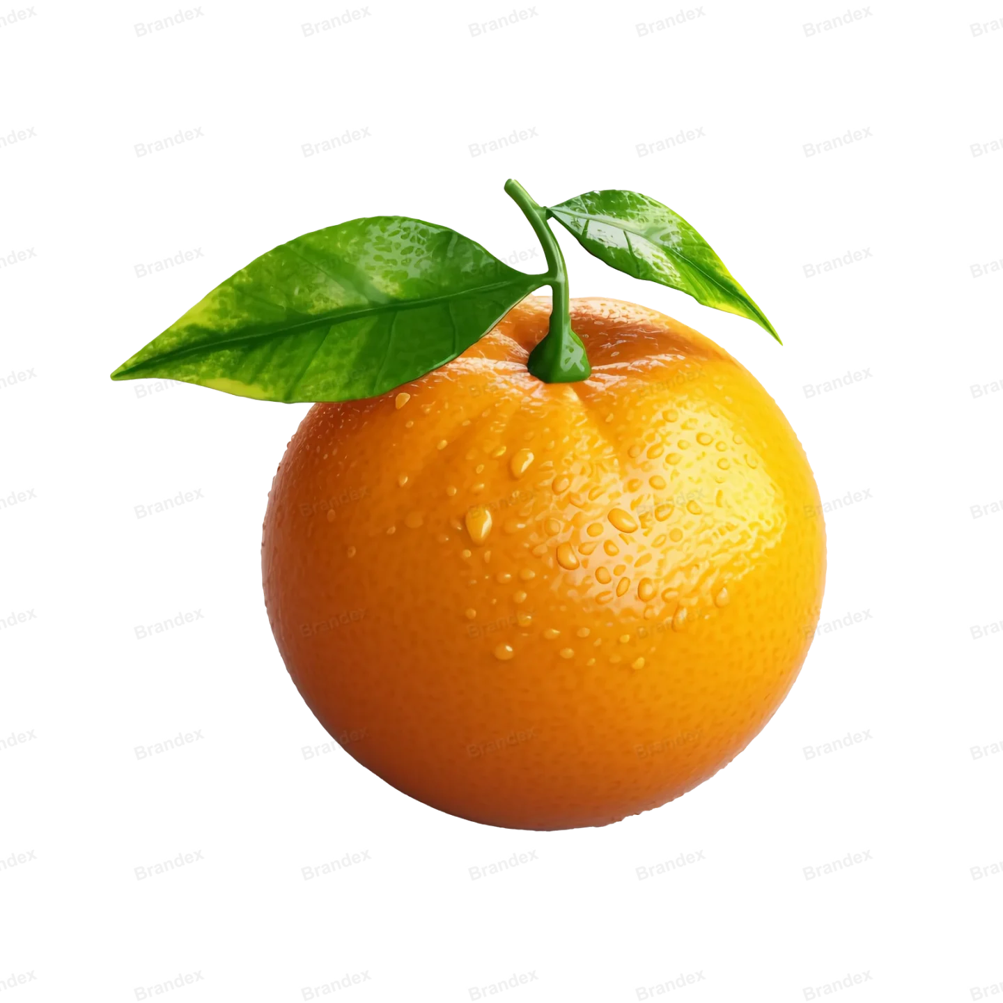 Fresh Orange Fruit Slice - Isolated PSD (7)