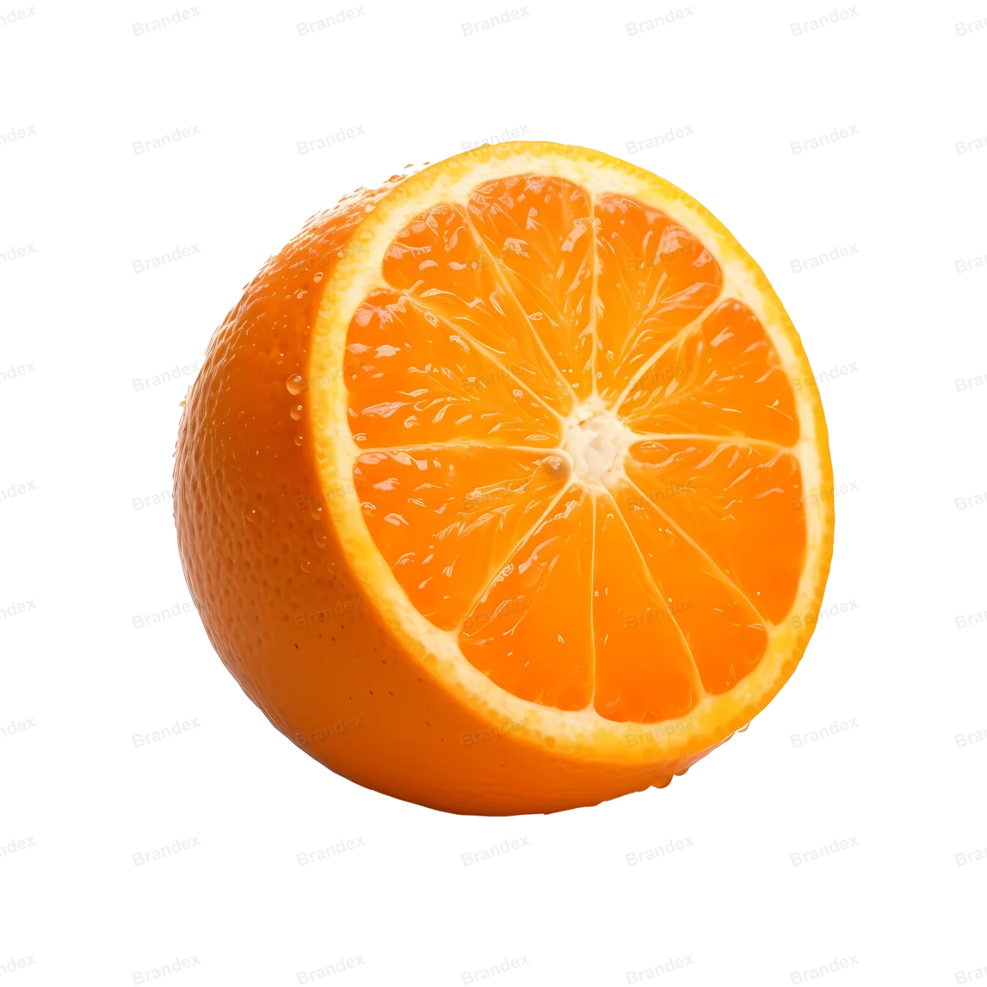 Fresh Orange Fruit Slice - Isolated PSD (5)