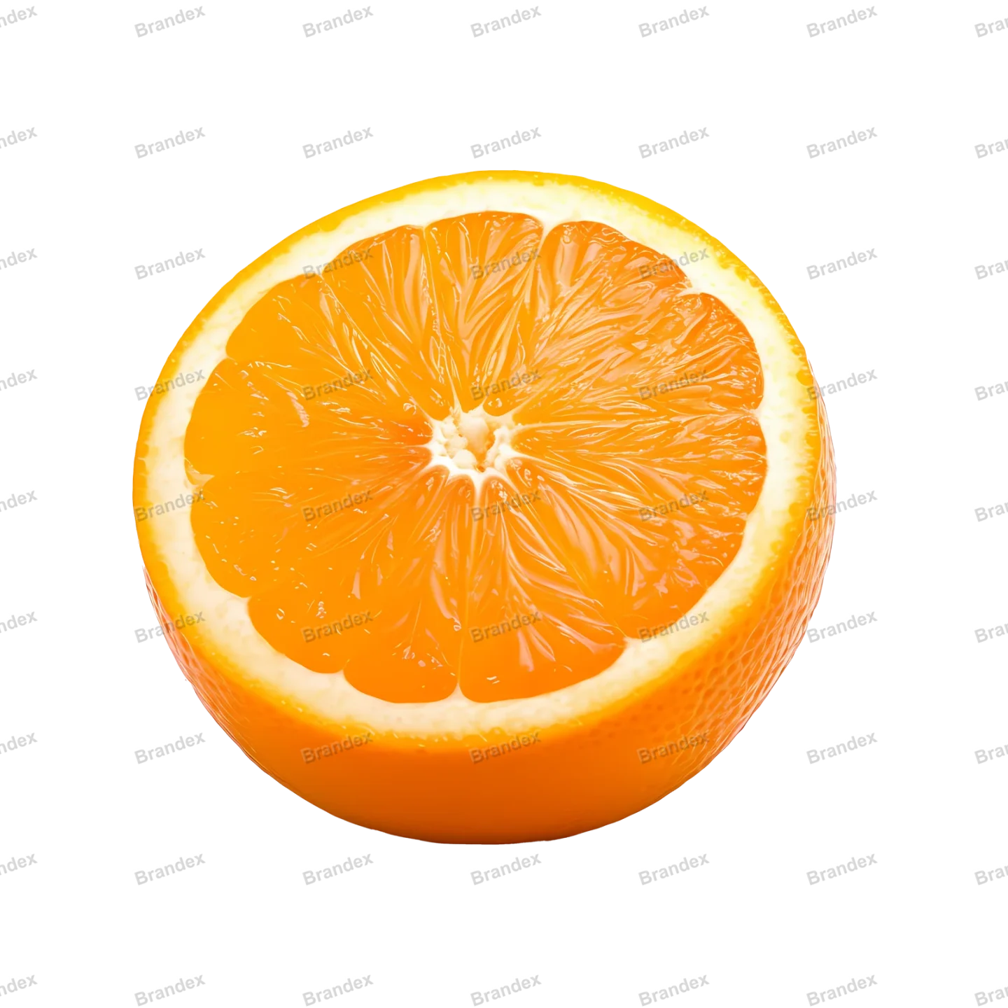 Fresh Orange Fruit Isolated PSD - High-Resolution